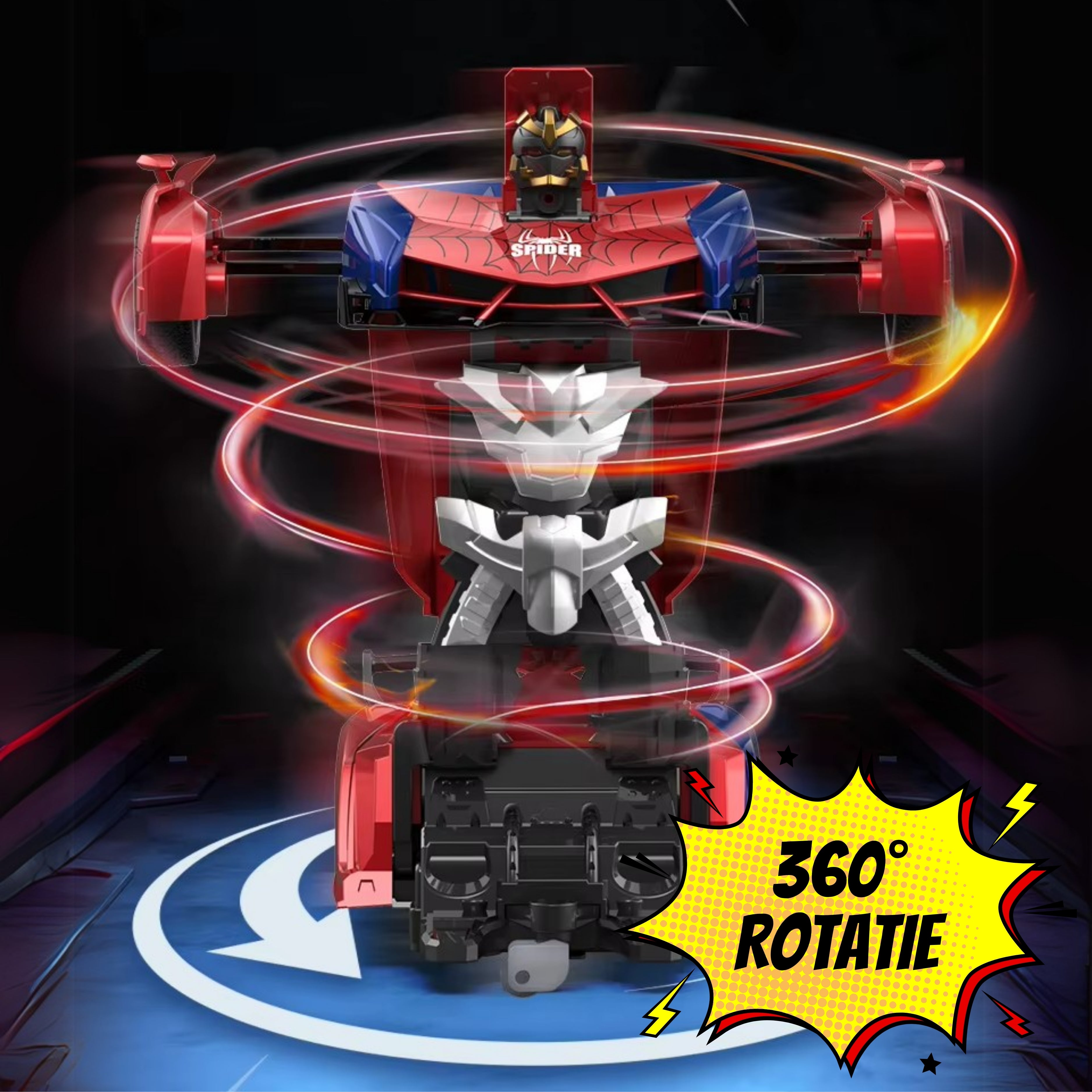 Bestuurbare Transformer Auto | Spider