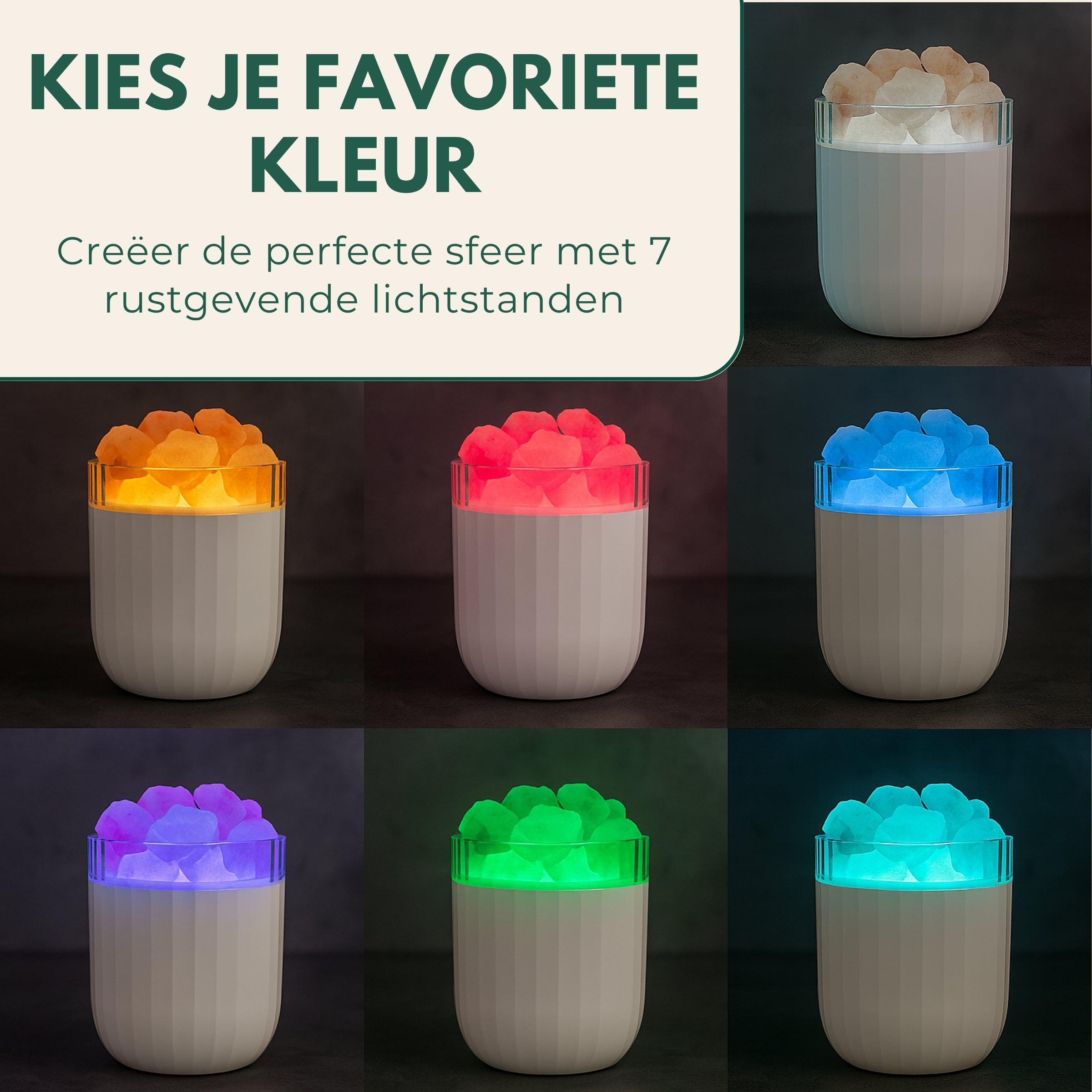 Boncy® Zoutsteen Aroma Diffuser