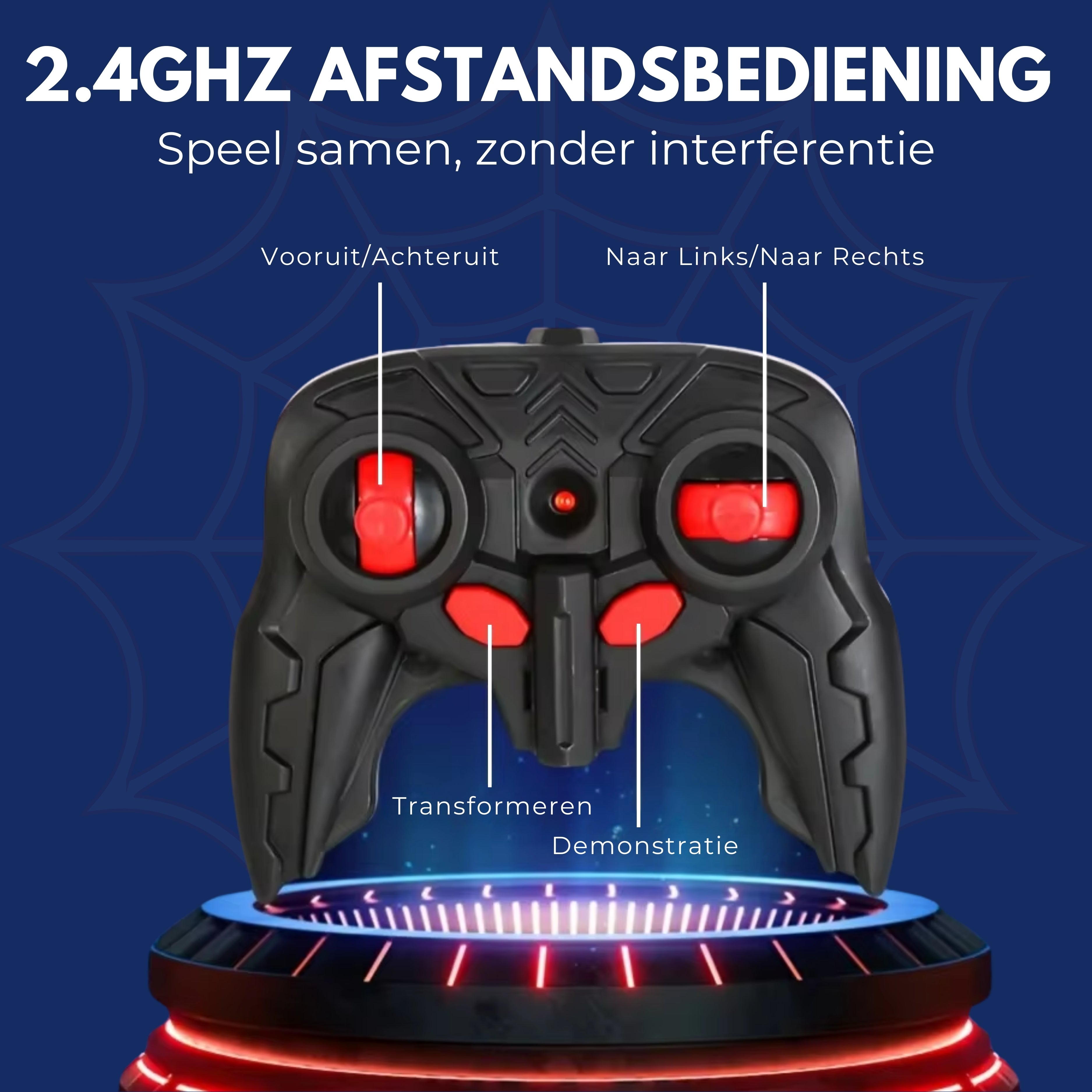 Bestuurbare Transformer Auto | Spider