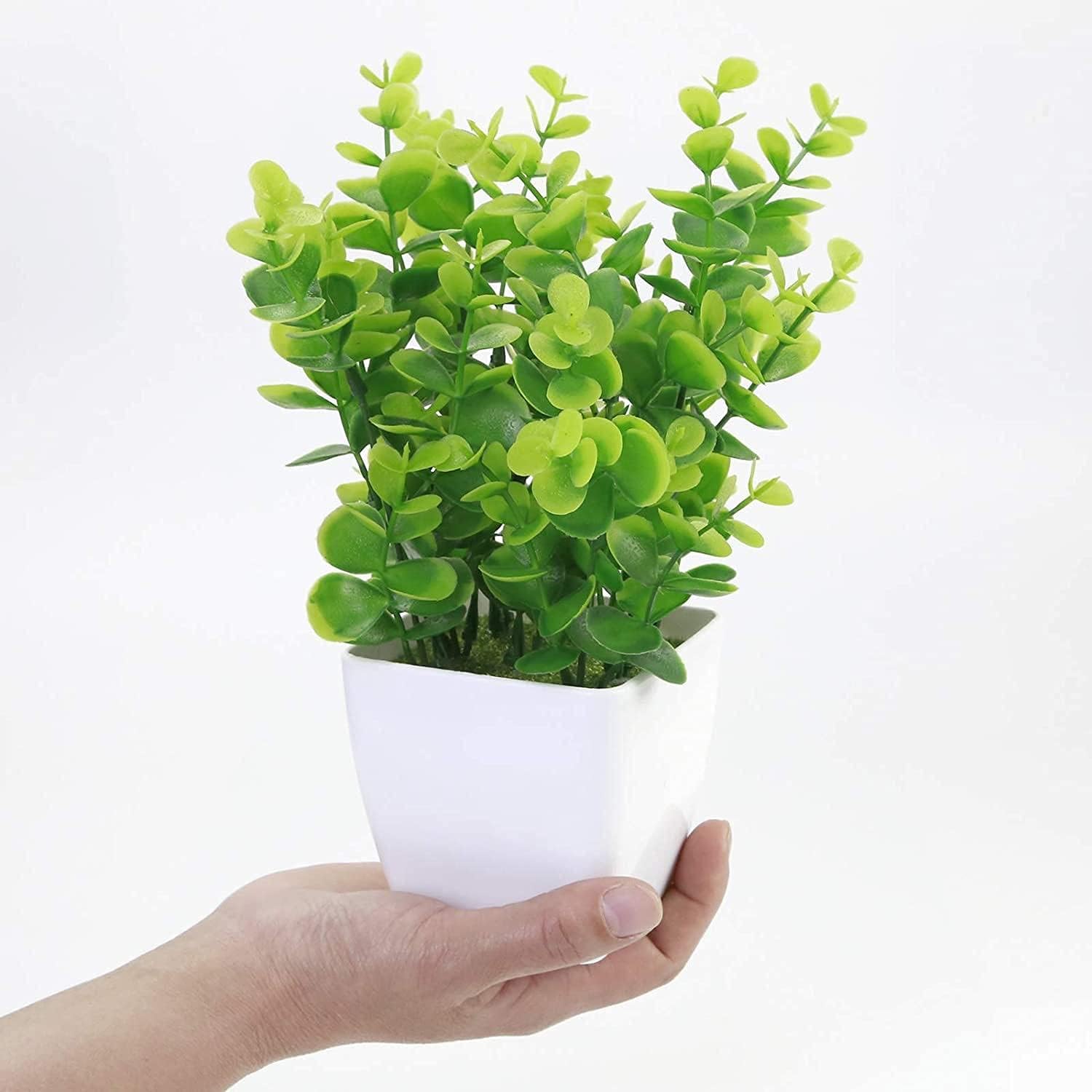 Premium Kunstplant | Plantjes In Pot | 4 Stuks