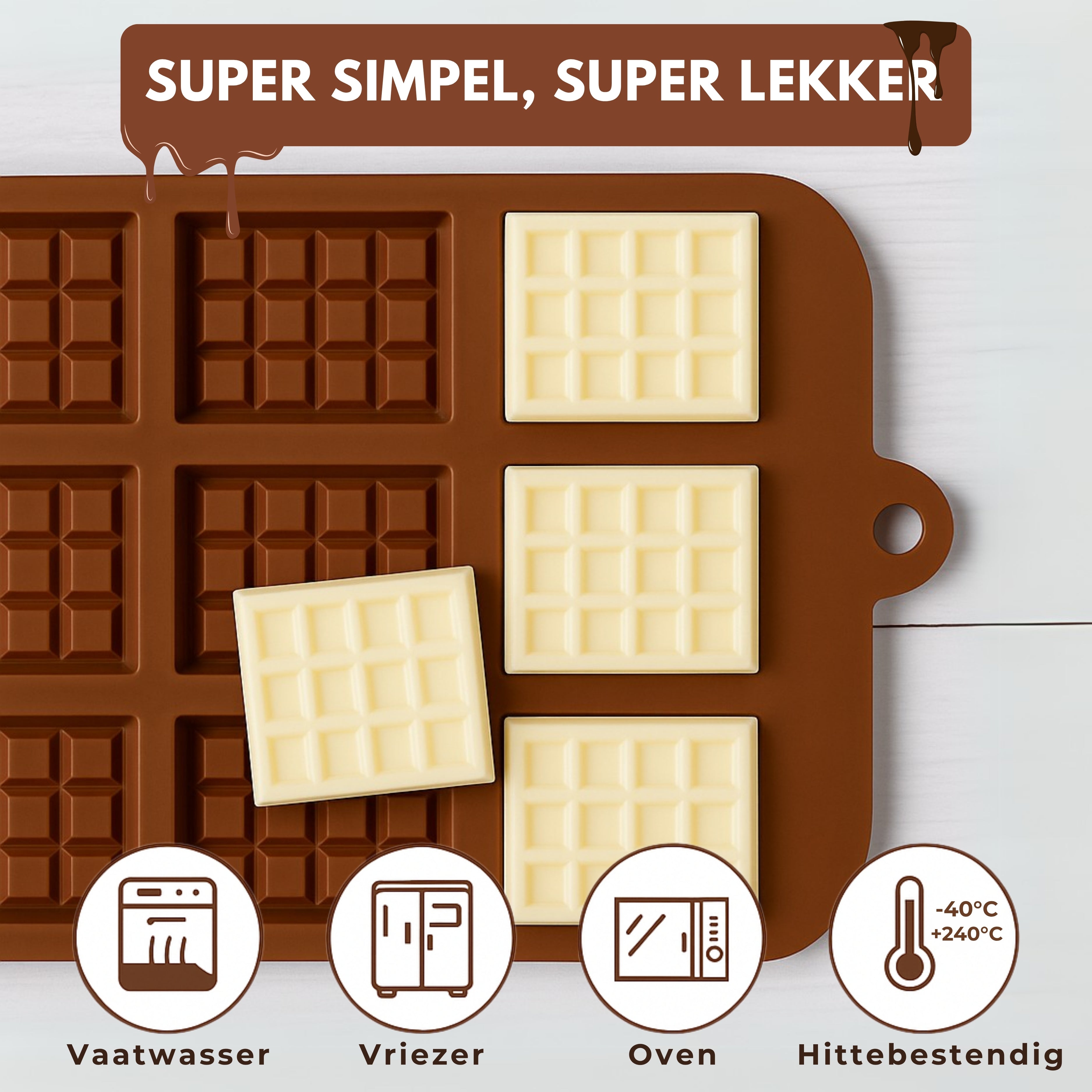 Boncy® Chocolade Mal | Kleine Reepjes