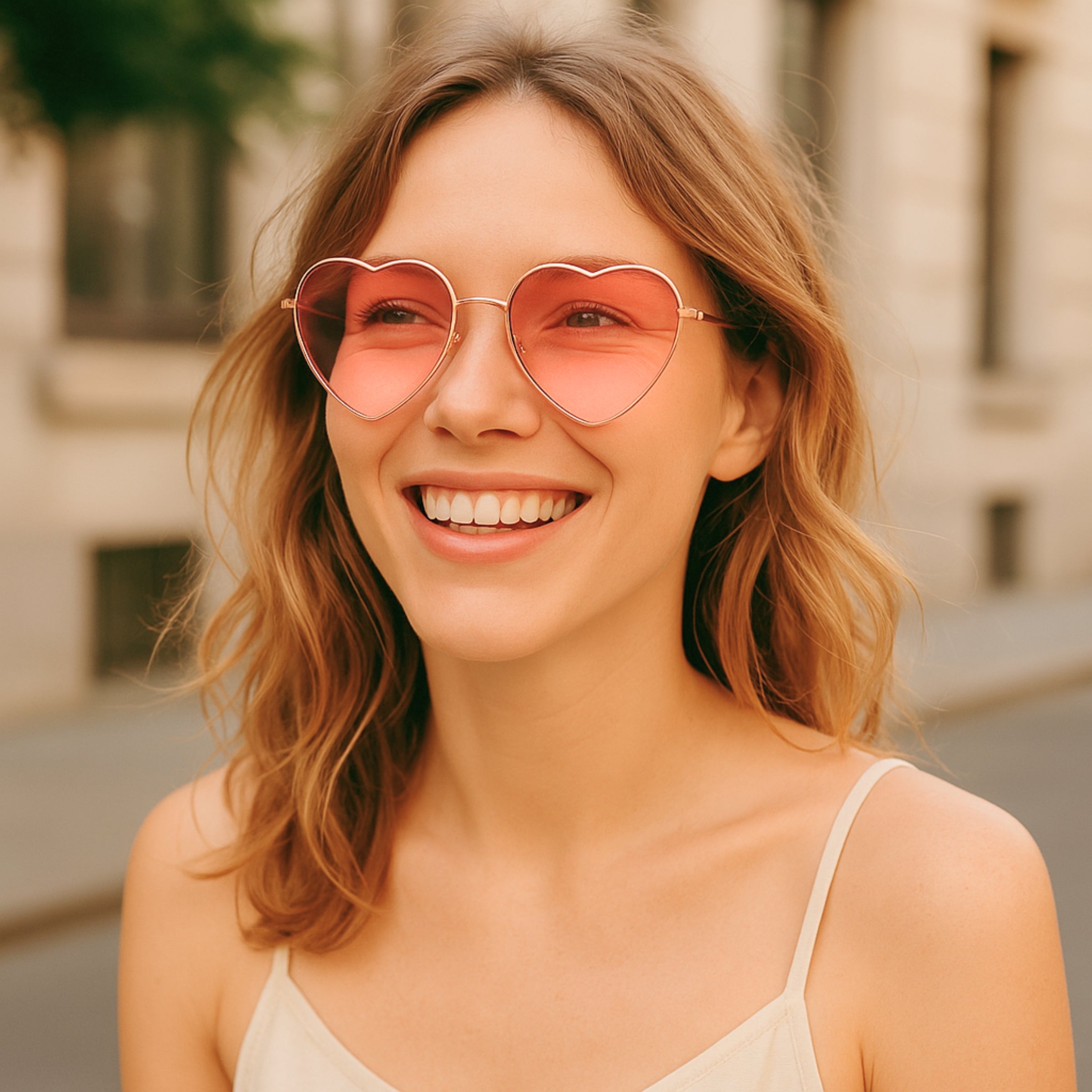 Boncy® Hartjes Zonnebril | 2-Pack | Roze