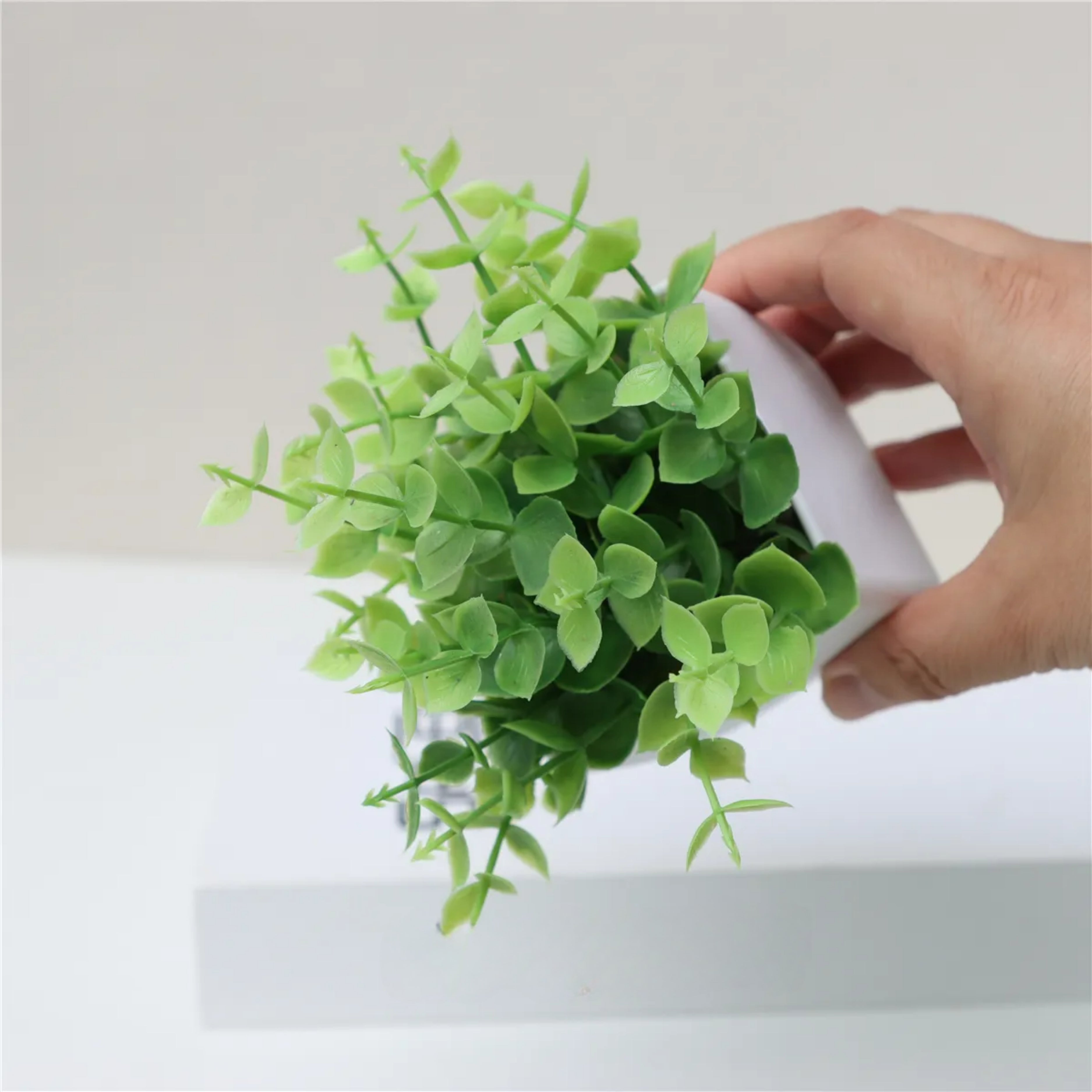 Premium Kunstplantjes in pot | 4 Stuks