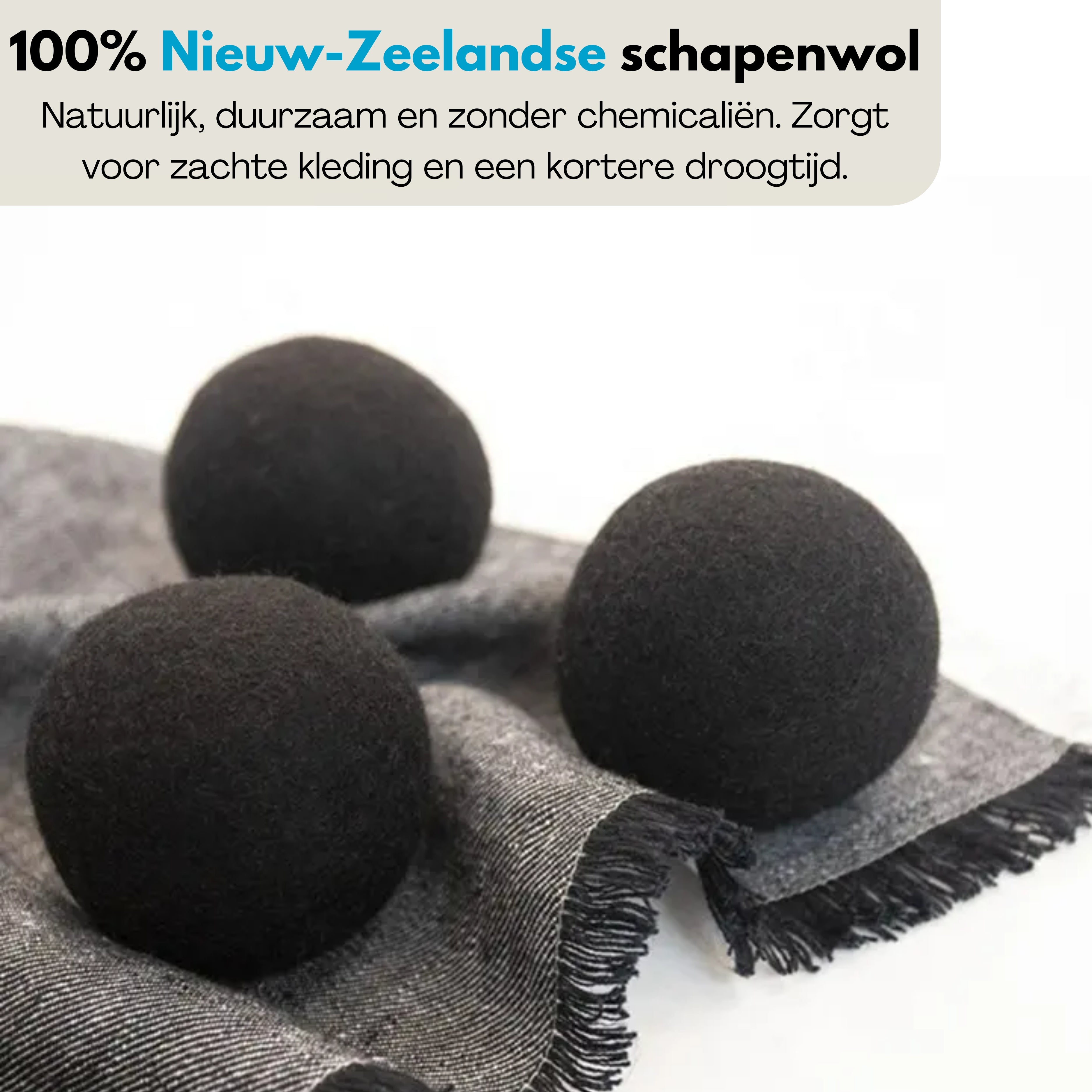 Boncy® Premium Drogerballen - 9 Stuks - Zwart