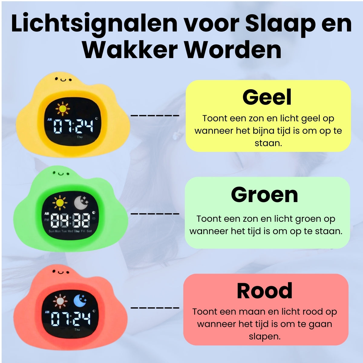 Slaaptrainer & Kinderwekker | Wolkje
