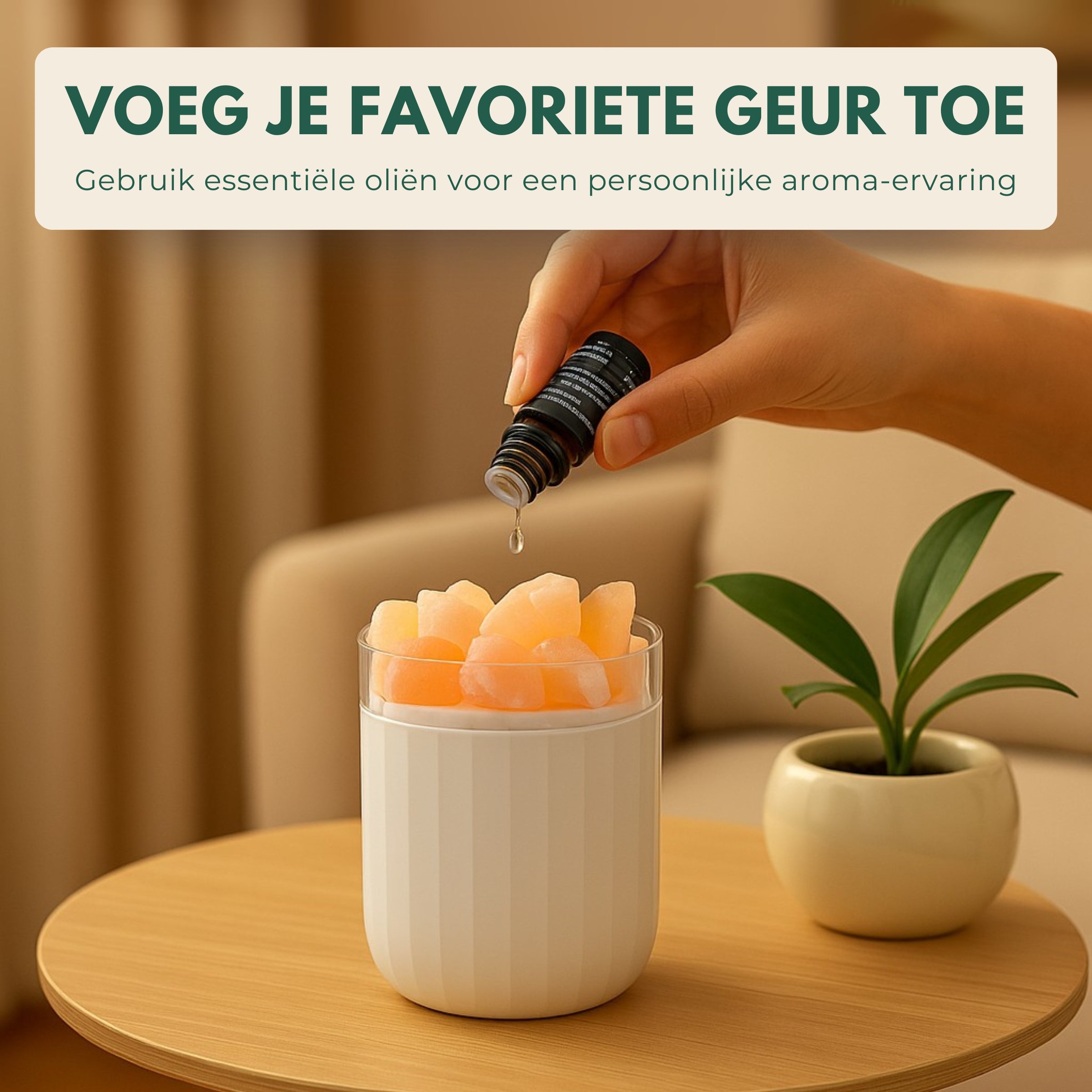 Boncy® Zoutsteen Aroma Diffuser