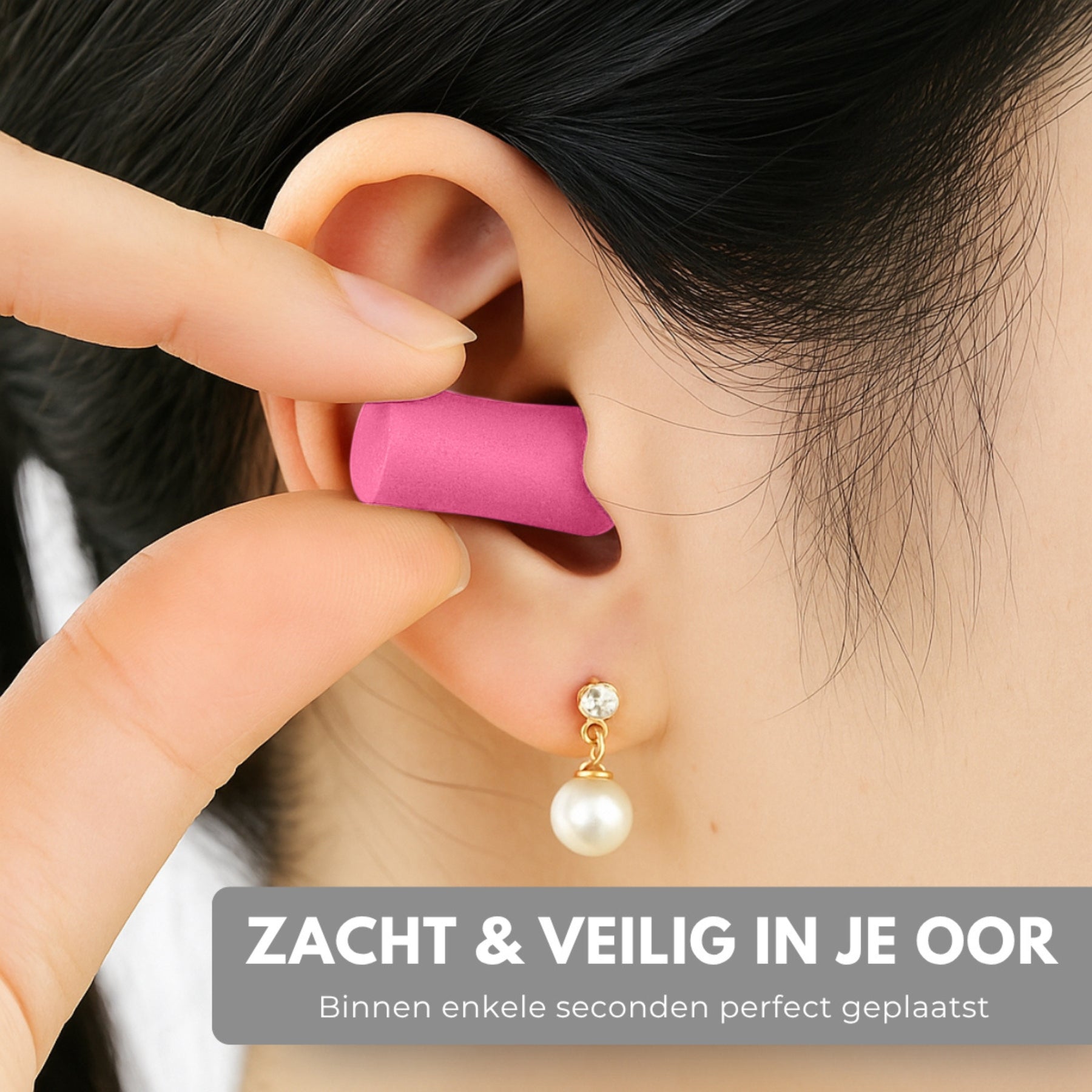 Boncy® Slaapoordoppen | 50 Stuks | Roze