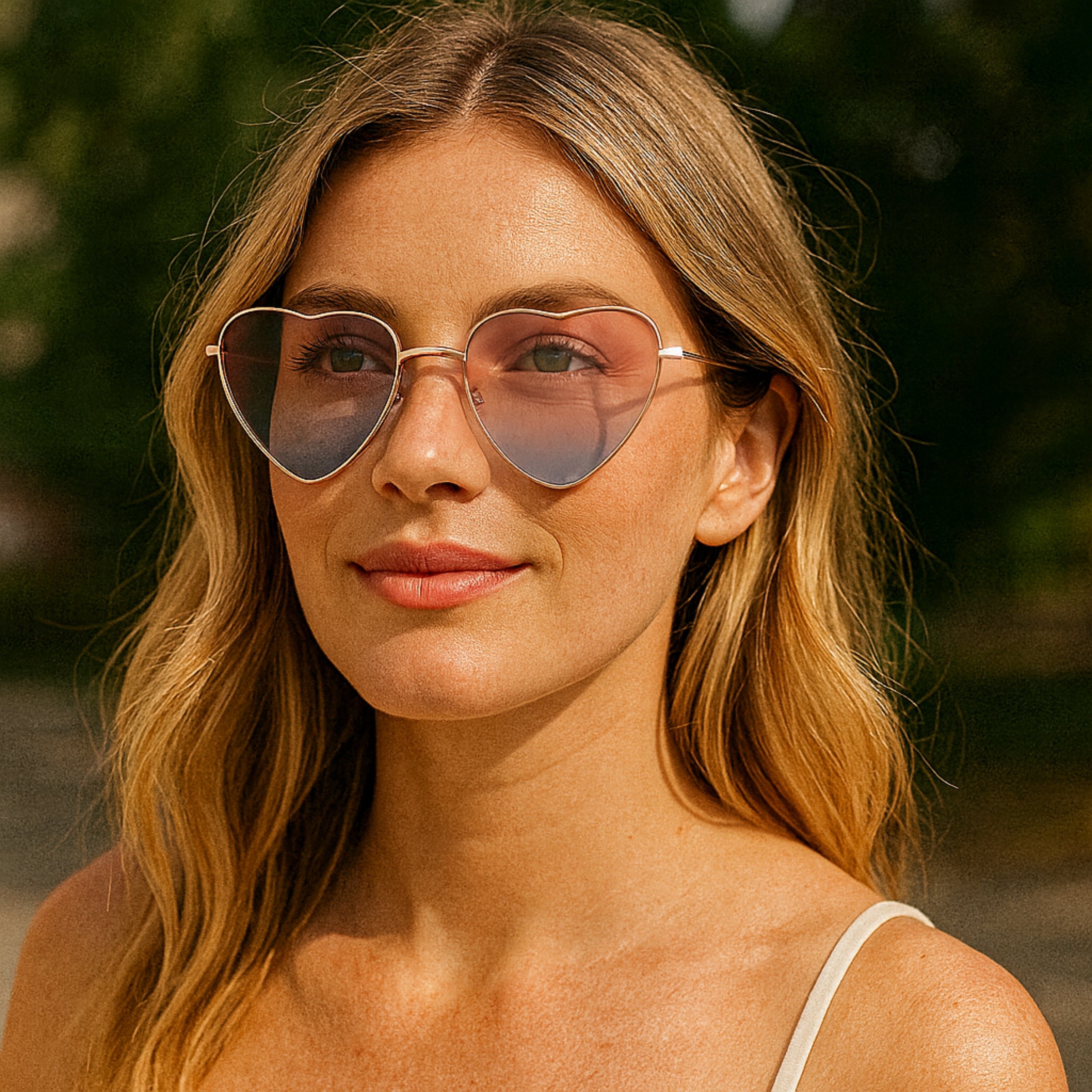 Boncy® Hartjes Zonnebril | 2-Pack | Gradient