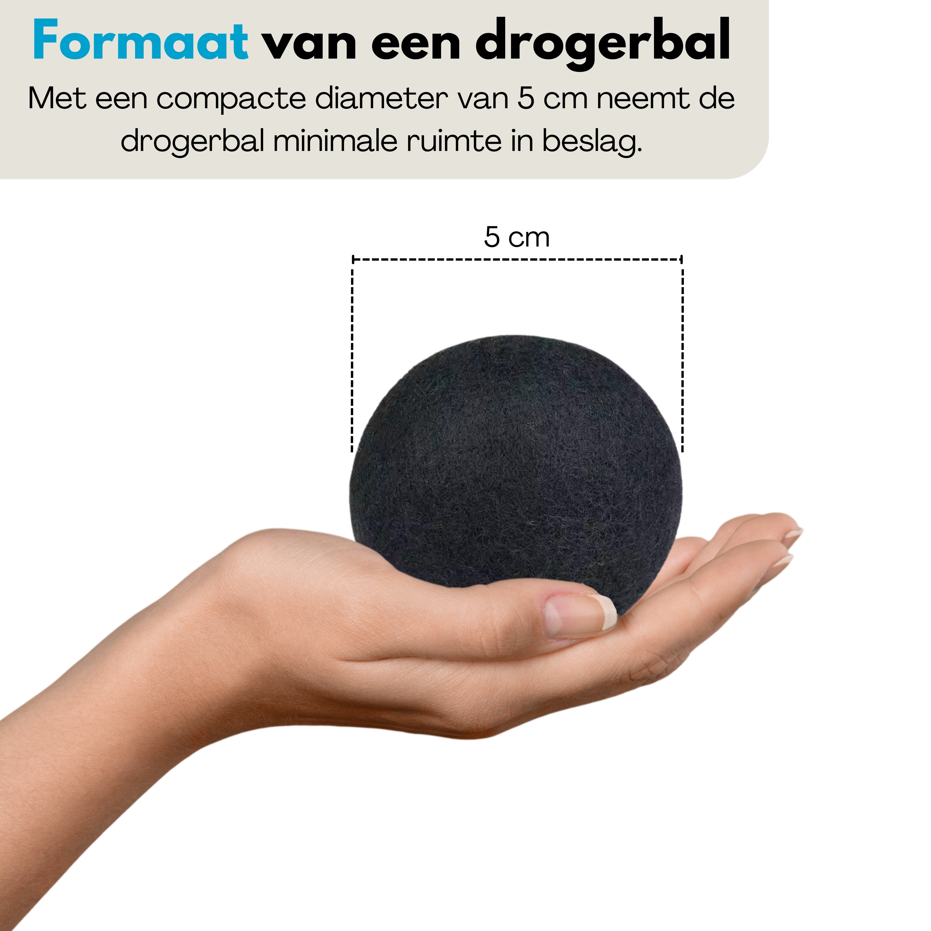 Boncy® Premium Drogerballen - 9 Stuks - Zwart