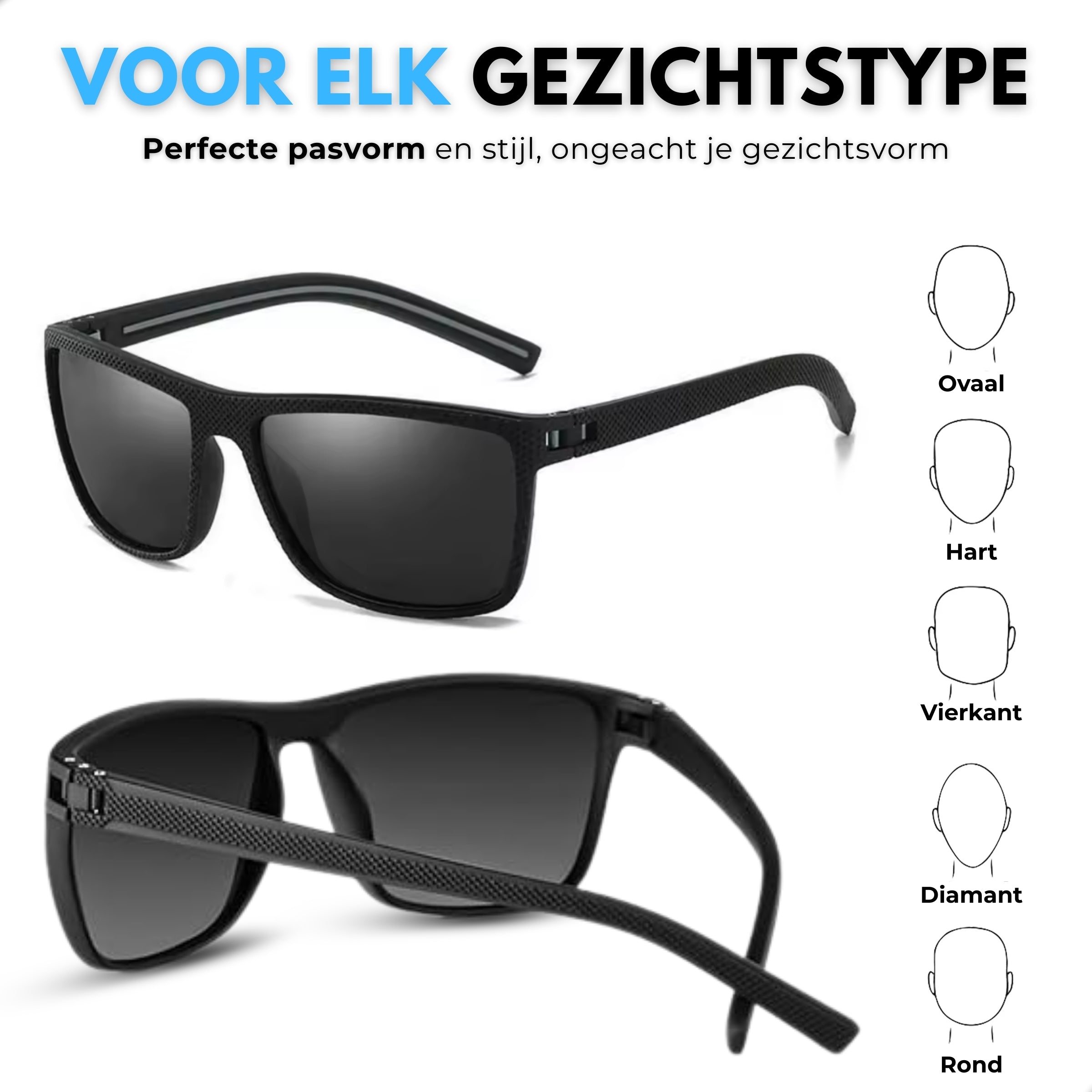 Boncy® Skyline Zonnebrillen | 3-Pack