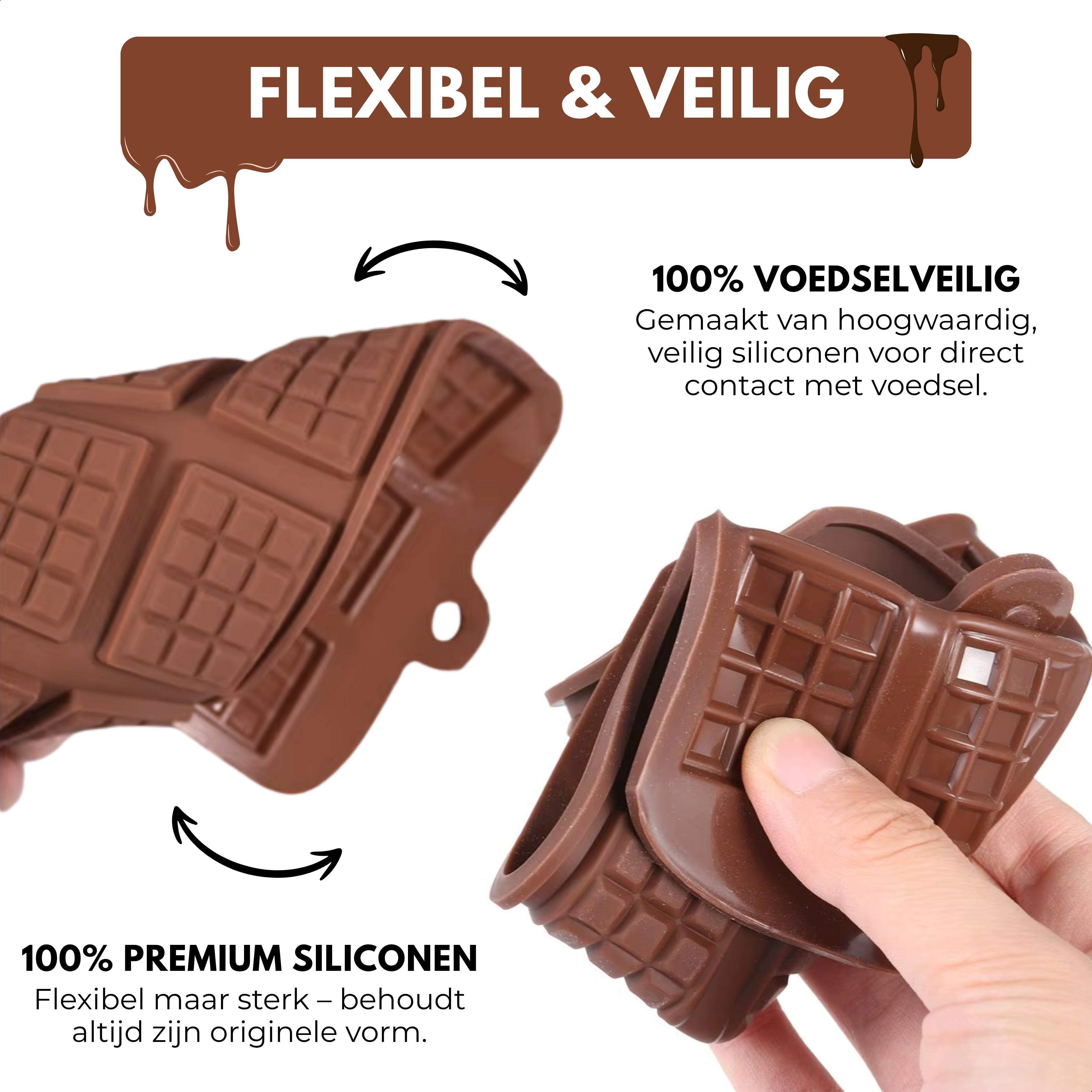 Boncy® Chocolade Mal | Kleine Reepjes