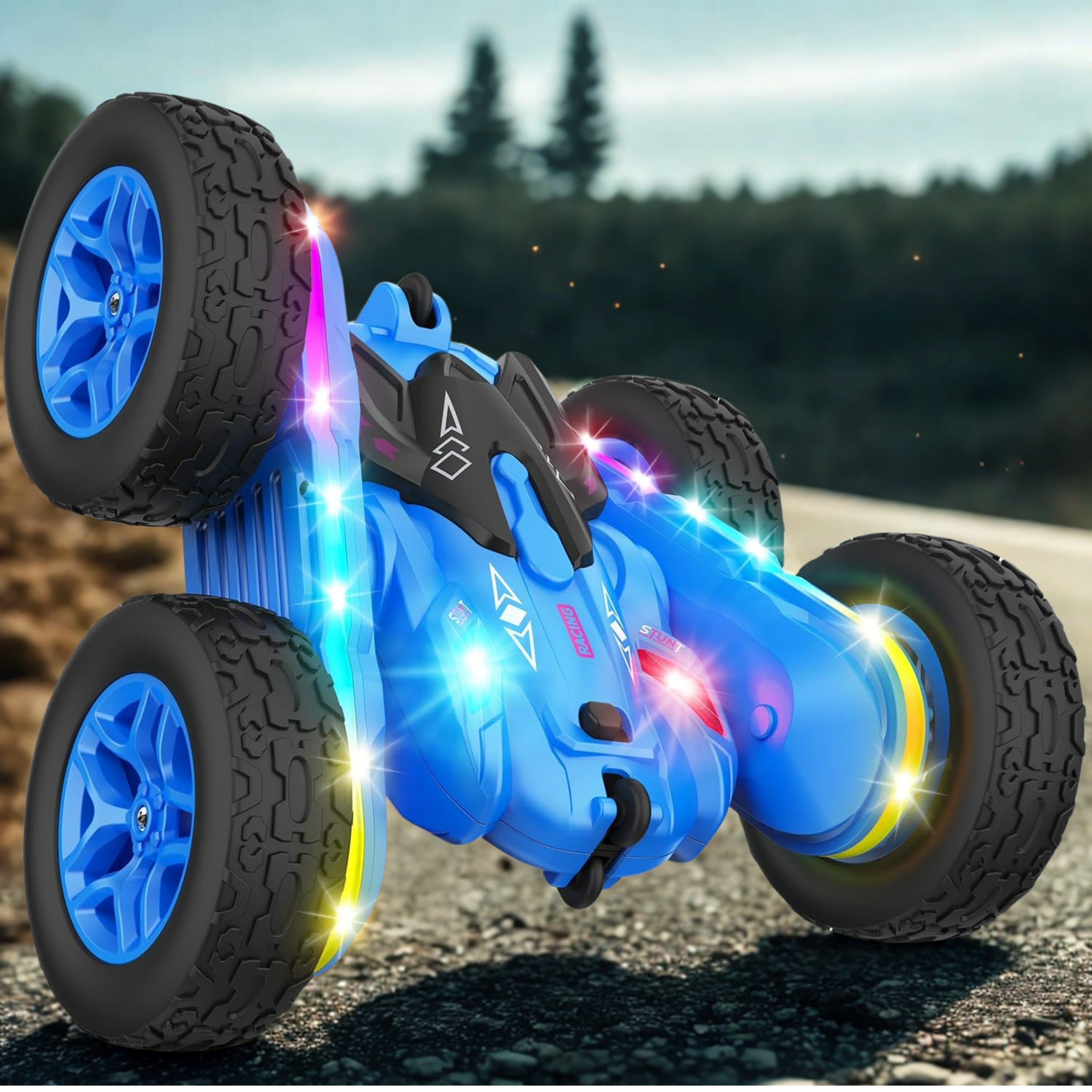 Bestuurbare Stunt Auto | Blauw