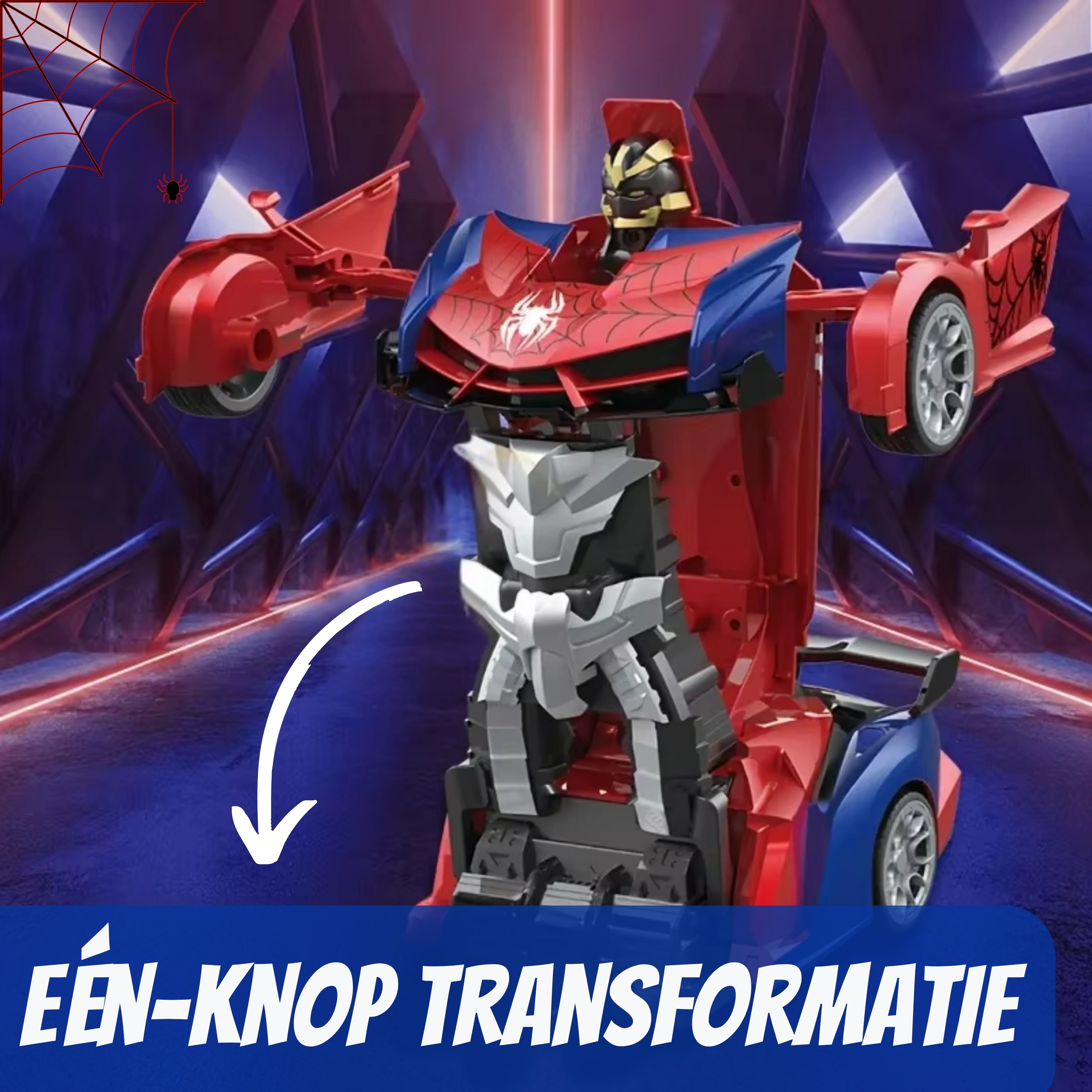 Bestuurbare Transformer Auto | Spider