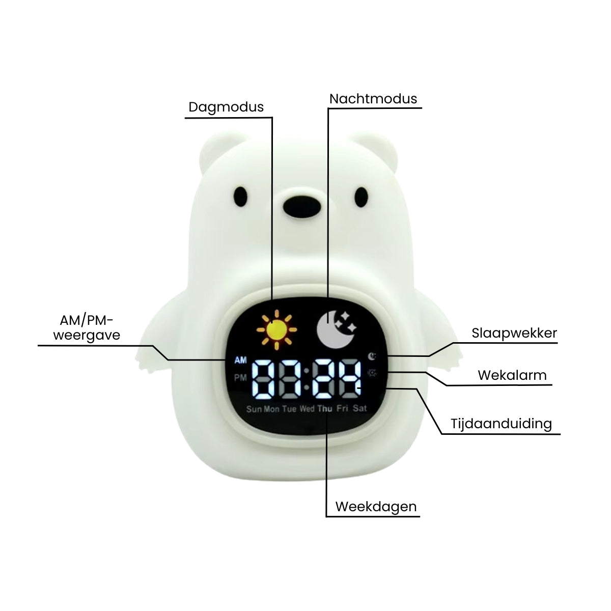 Slaaptrainer & Kinderwekker | Beertje