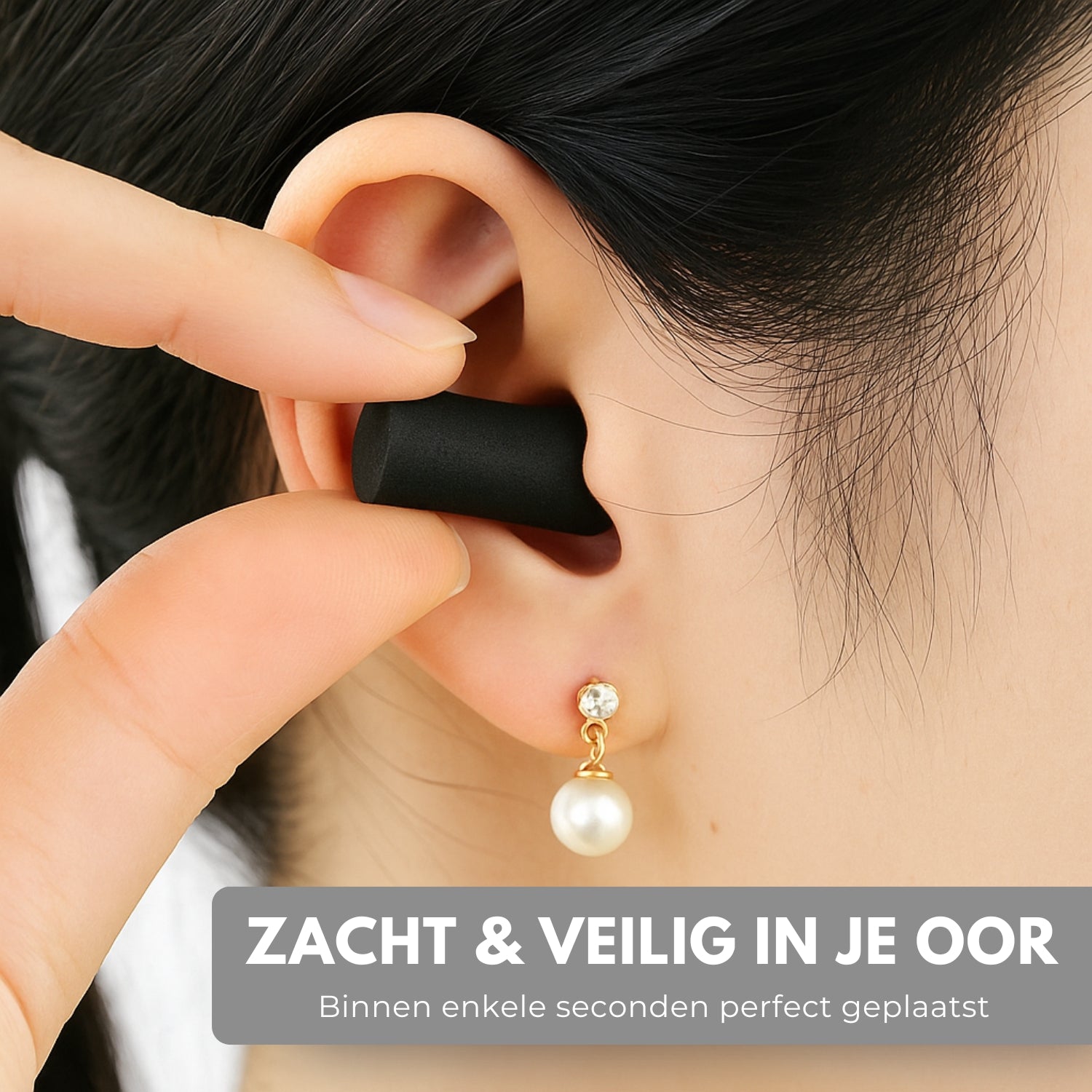 Boncy® Slaapoordoppen | 50 Stuks | Zwart