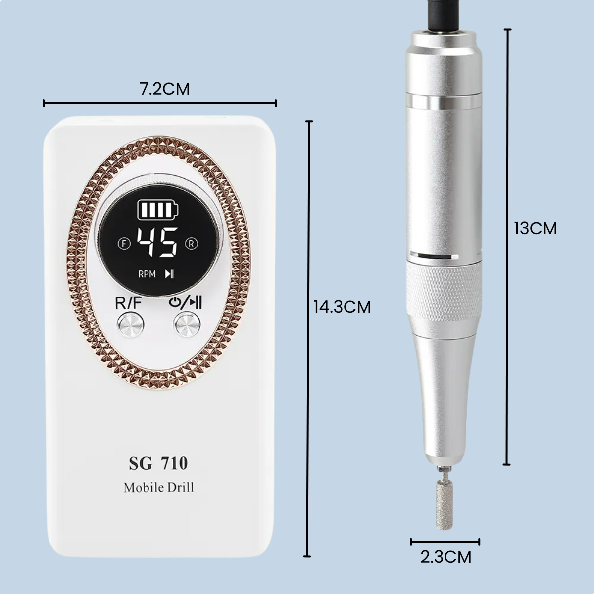 Elektrische Nagelvijl Set