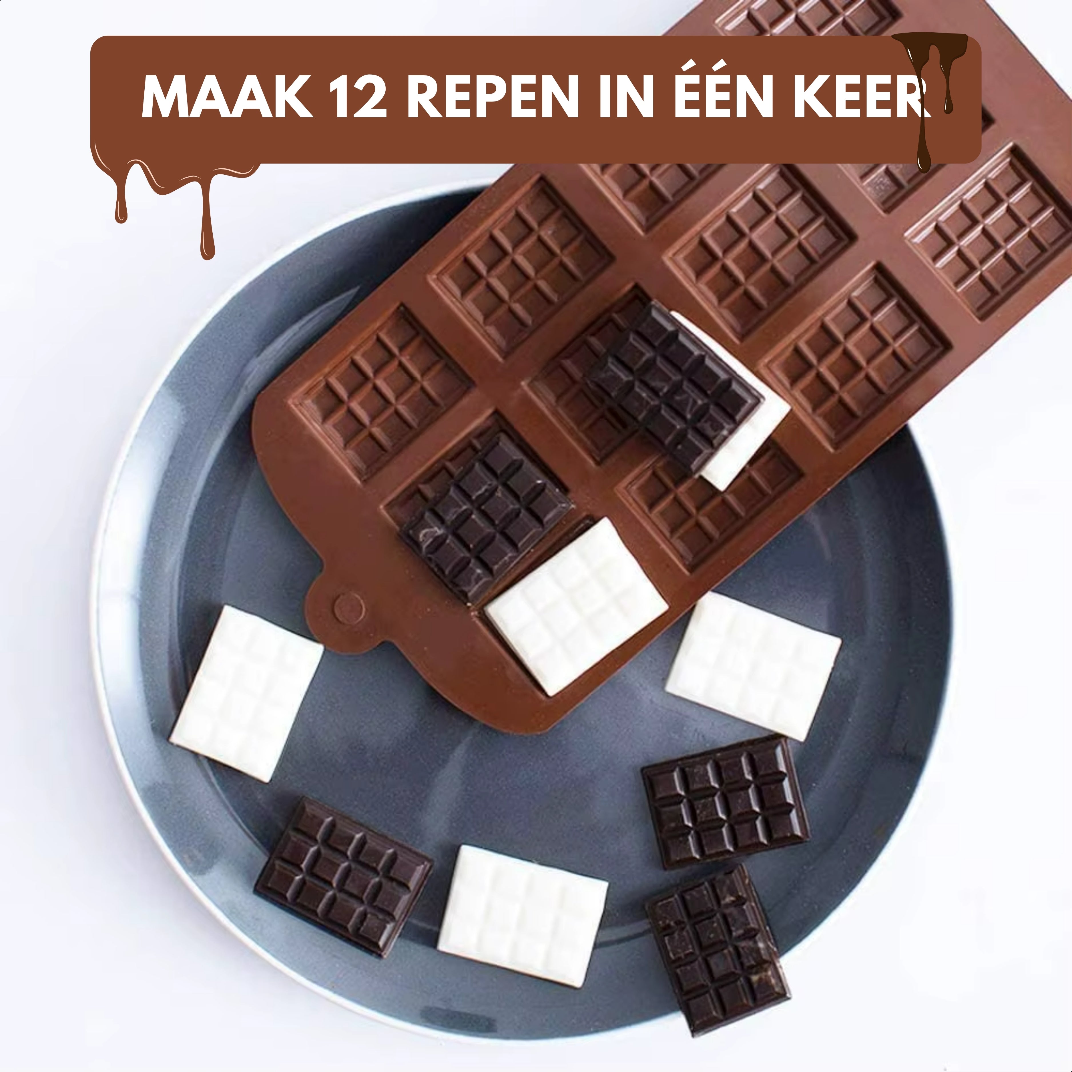 Boncy® Chocolade Mal | Kleine Reepjes