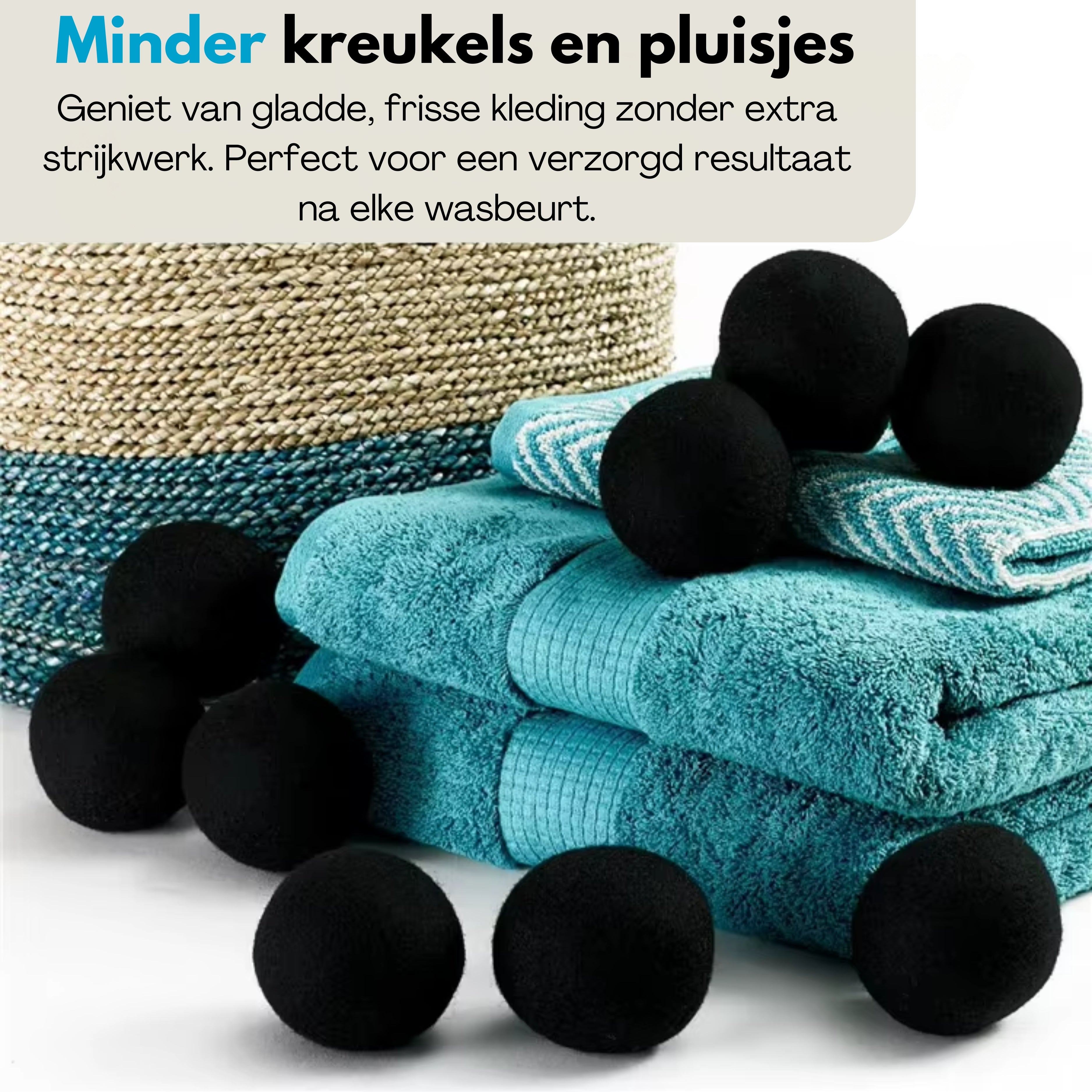 Boncy® Premium Drogerballen - 9 Stuks - Zwart