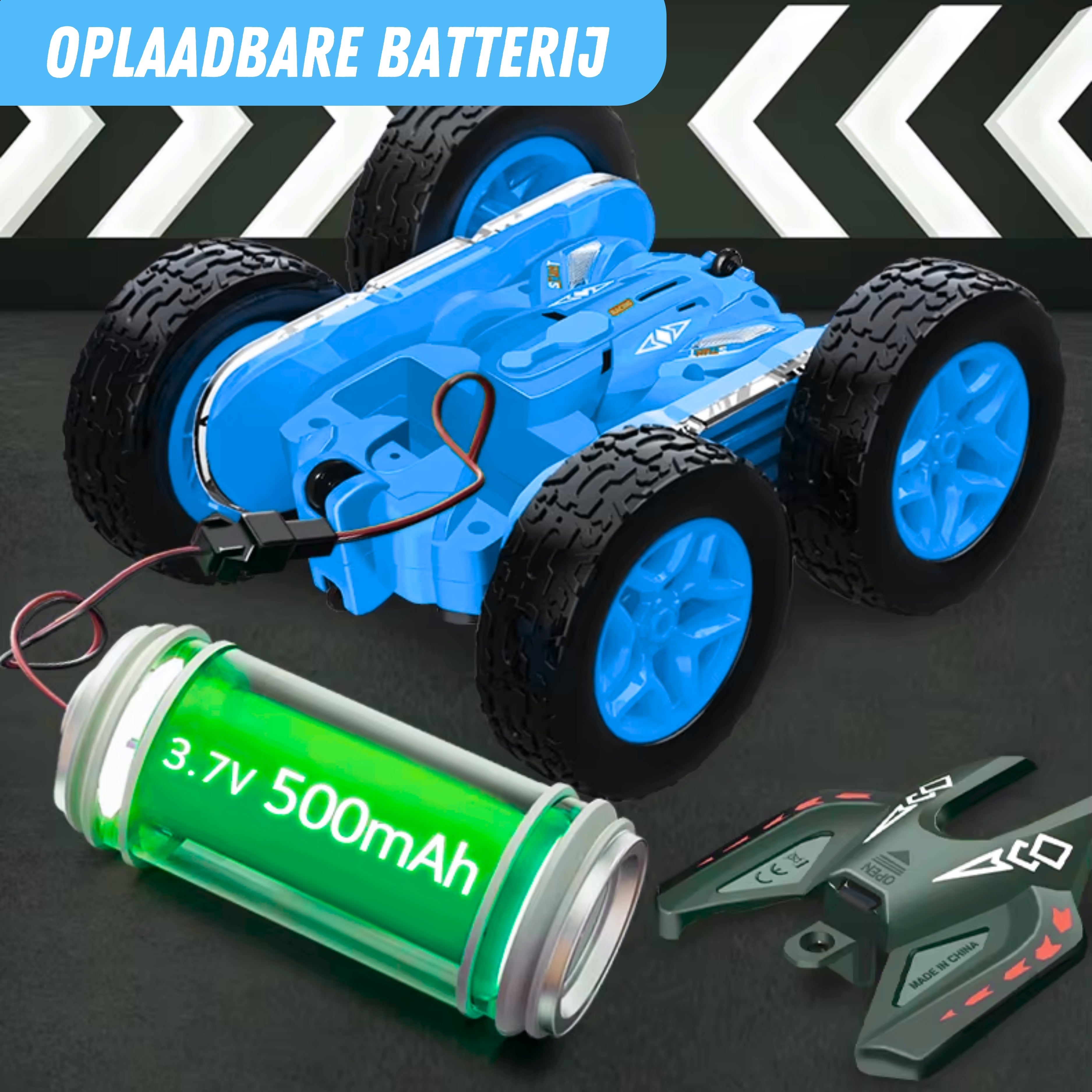 Bestuurbare Stunt Auto | Blauw