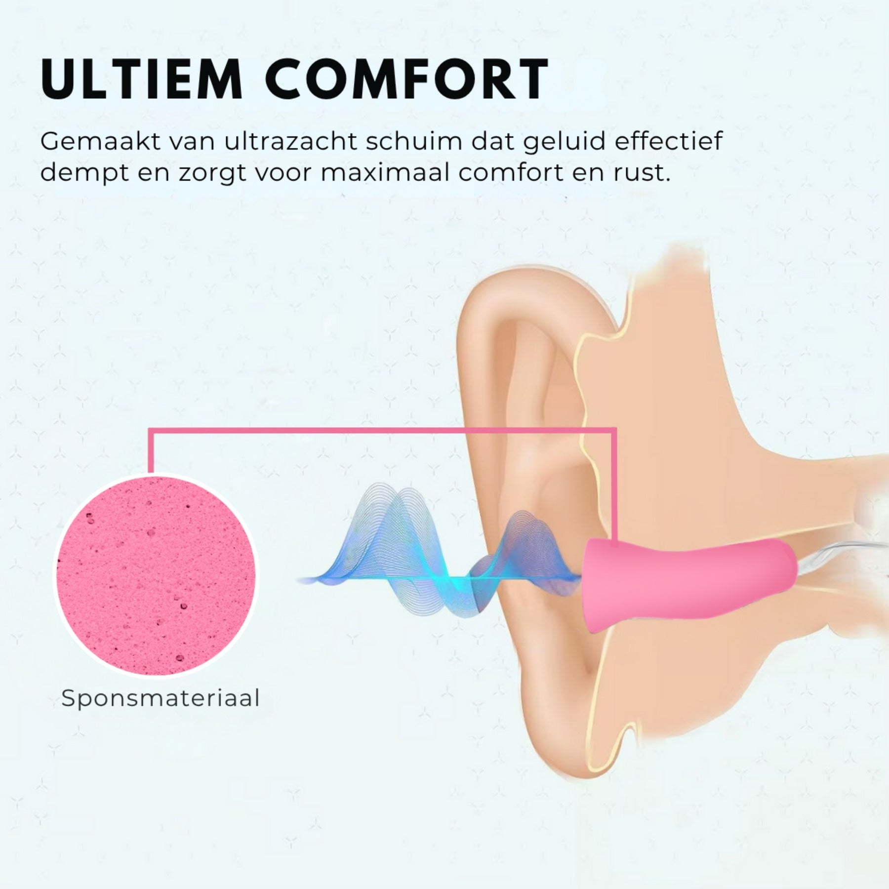 Boncy® Slaapoordoppen | 50 Stuks | Roze