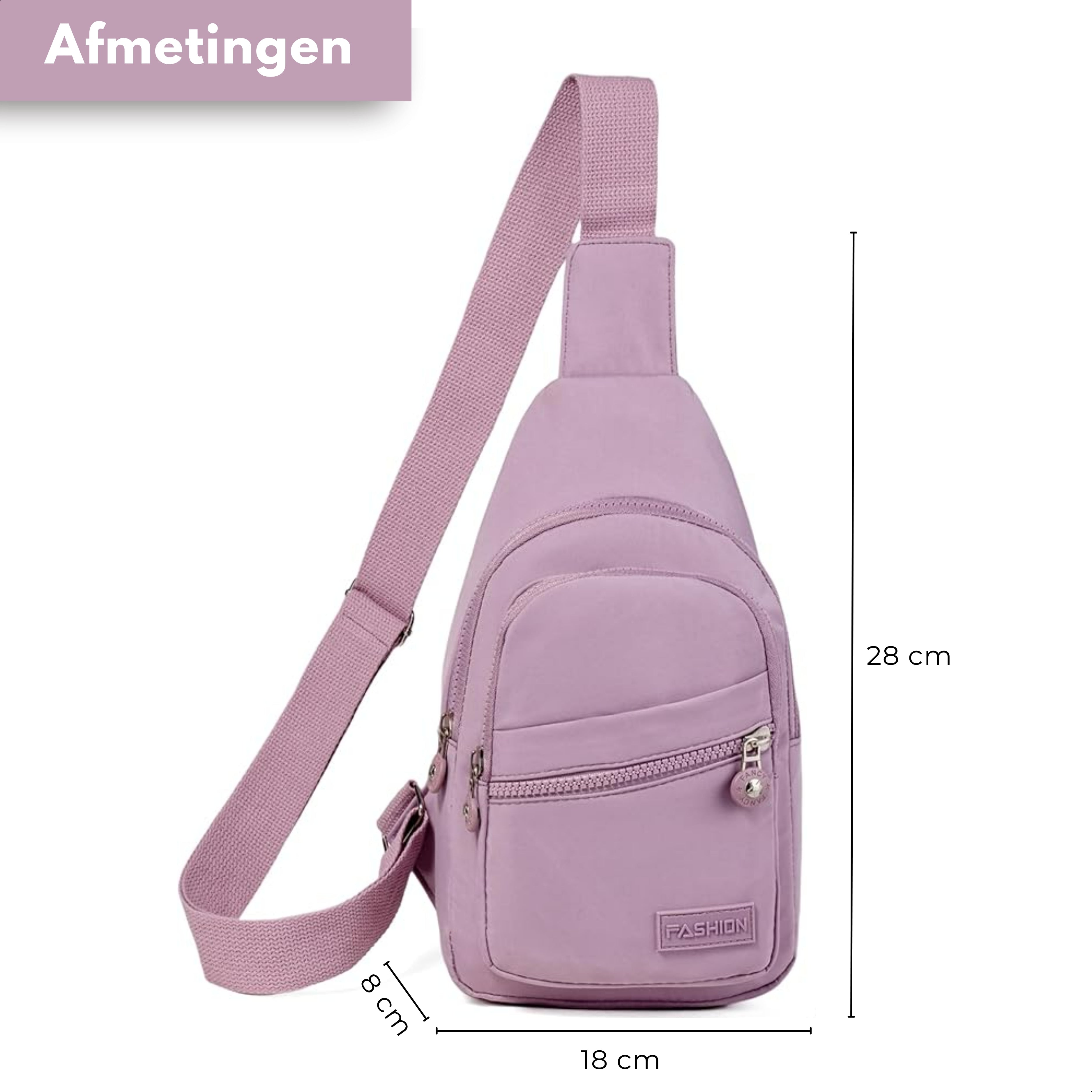 Boncy® Crossbody Schoudertas | Roze