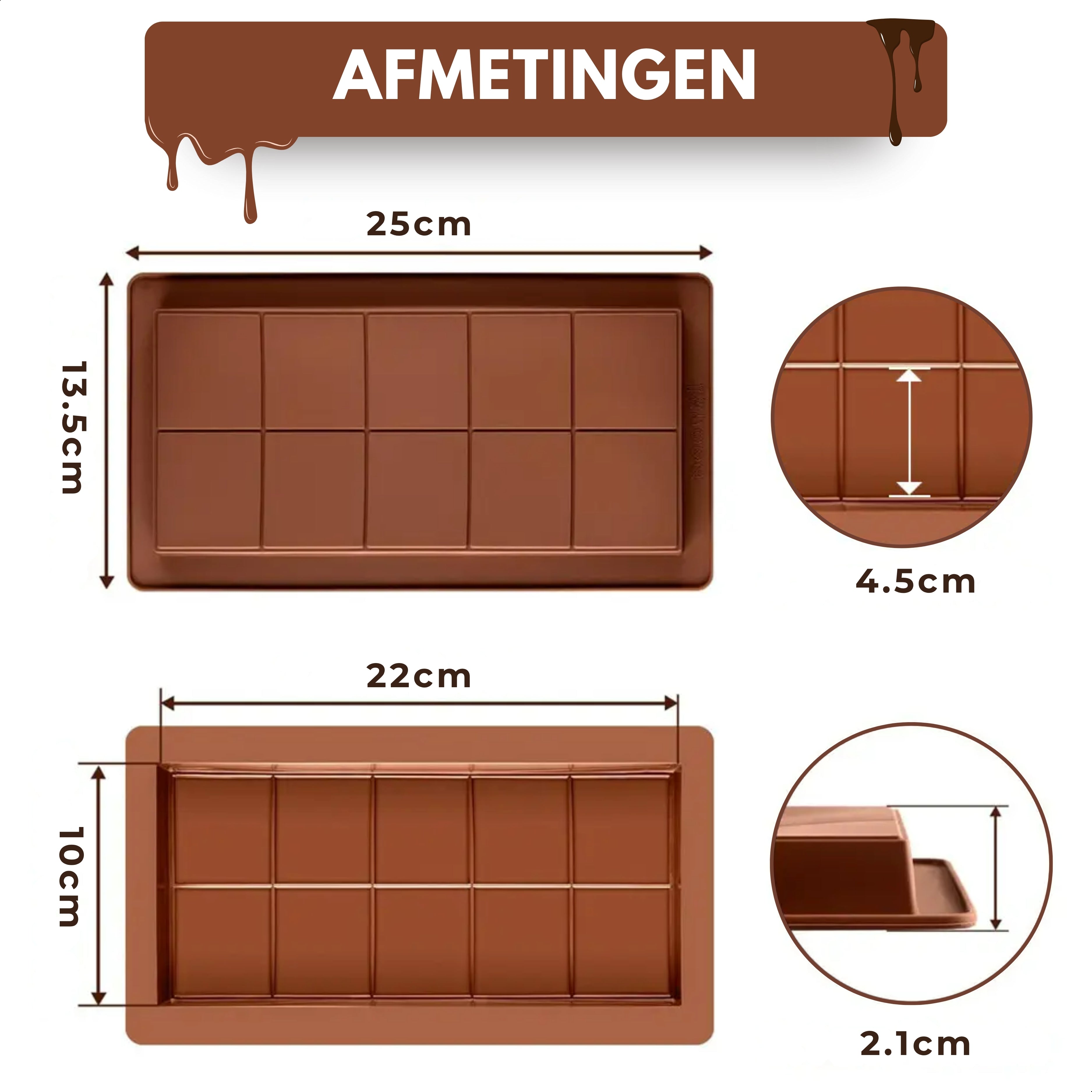 Boncy® Chocolade Mal | Grote Repen