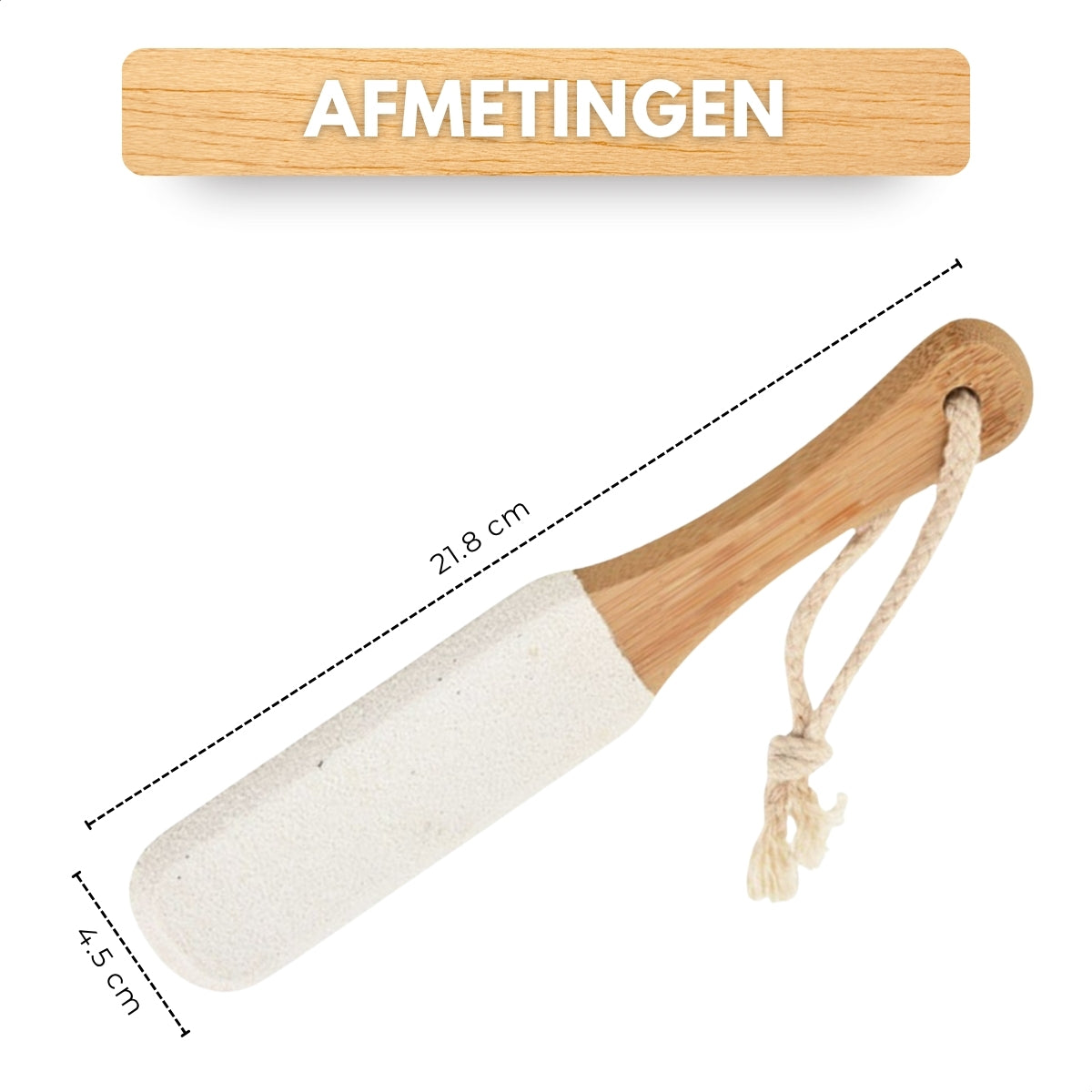 Boncy® Houten Eeltverwijderaars | 2-Pack