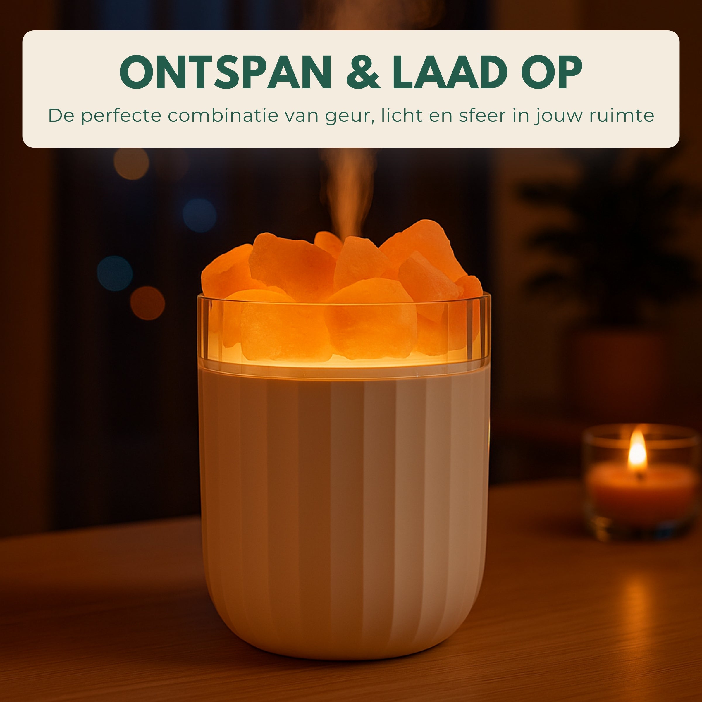 Boncy® Zoutsteen Aroma Diffuser