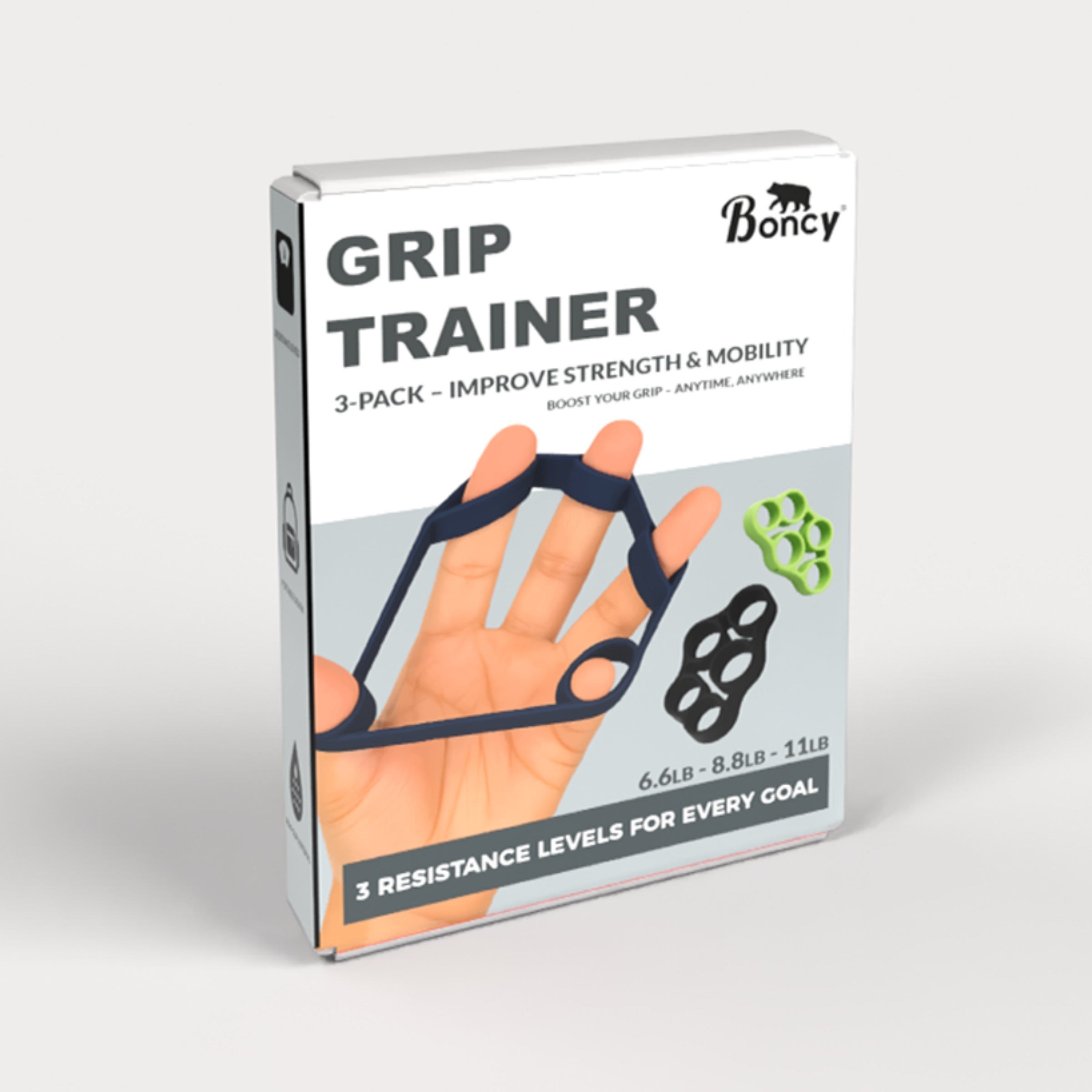 Boncy® Handtrainer Set | 3-Pack