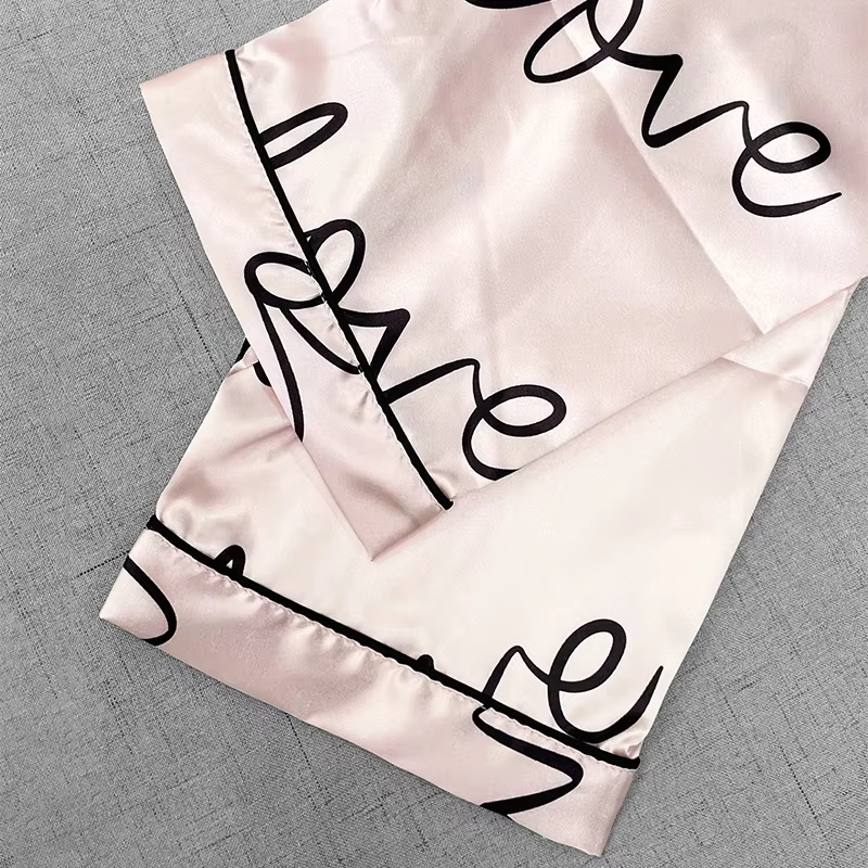 Pyjama Set Dames | Satijn | Love & Hartjes