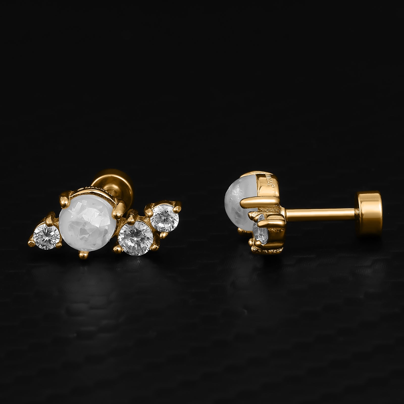 Oorbellen Dames Color | Goud | 18K Goud Plated RVS