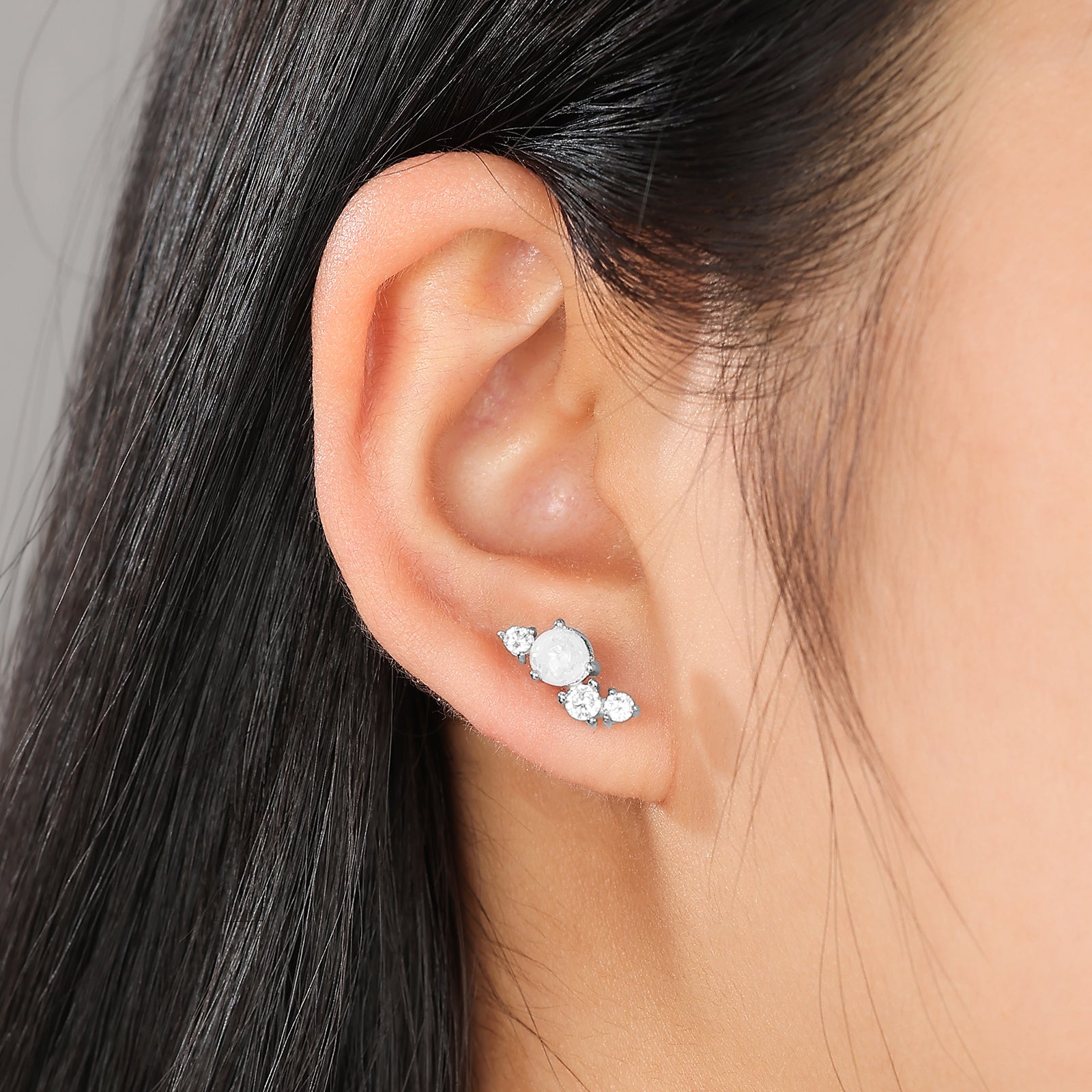 Oorbellen Dames Color | Zilver | Compleet RVS