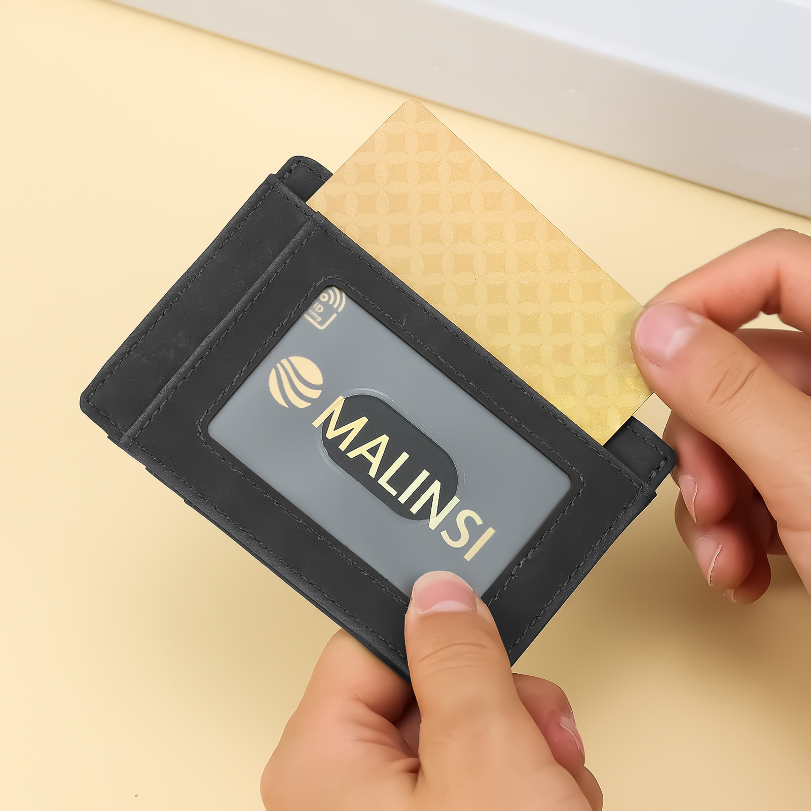 Pasjeshouder Heren | Zwart