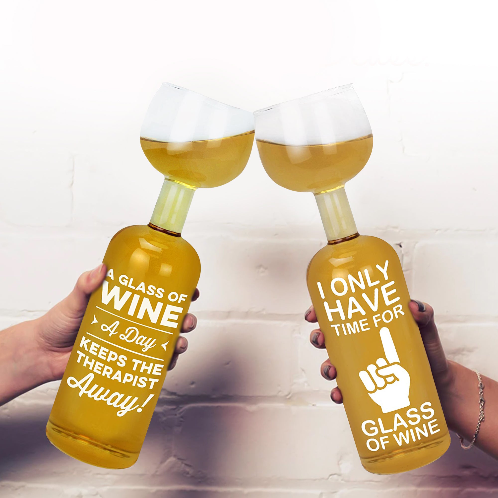 Wijnfles-glas | Only One Glass | 750ml