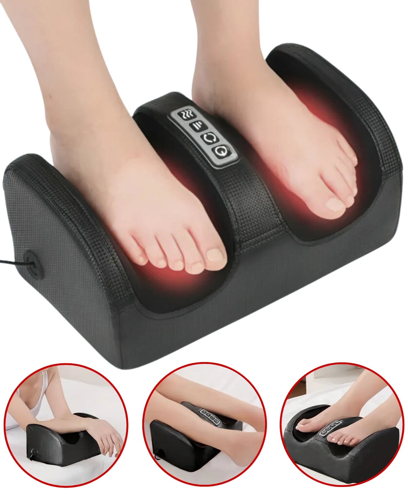 Elektrische Voetmassager Met Verwarmingsfunctie