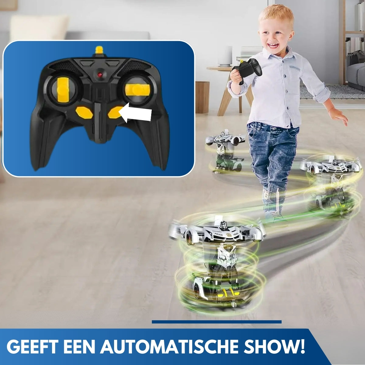 Bestuurbare Transformer Auto | Politie