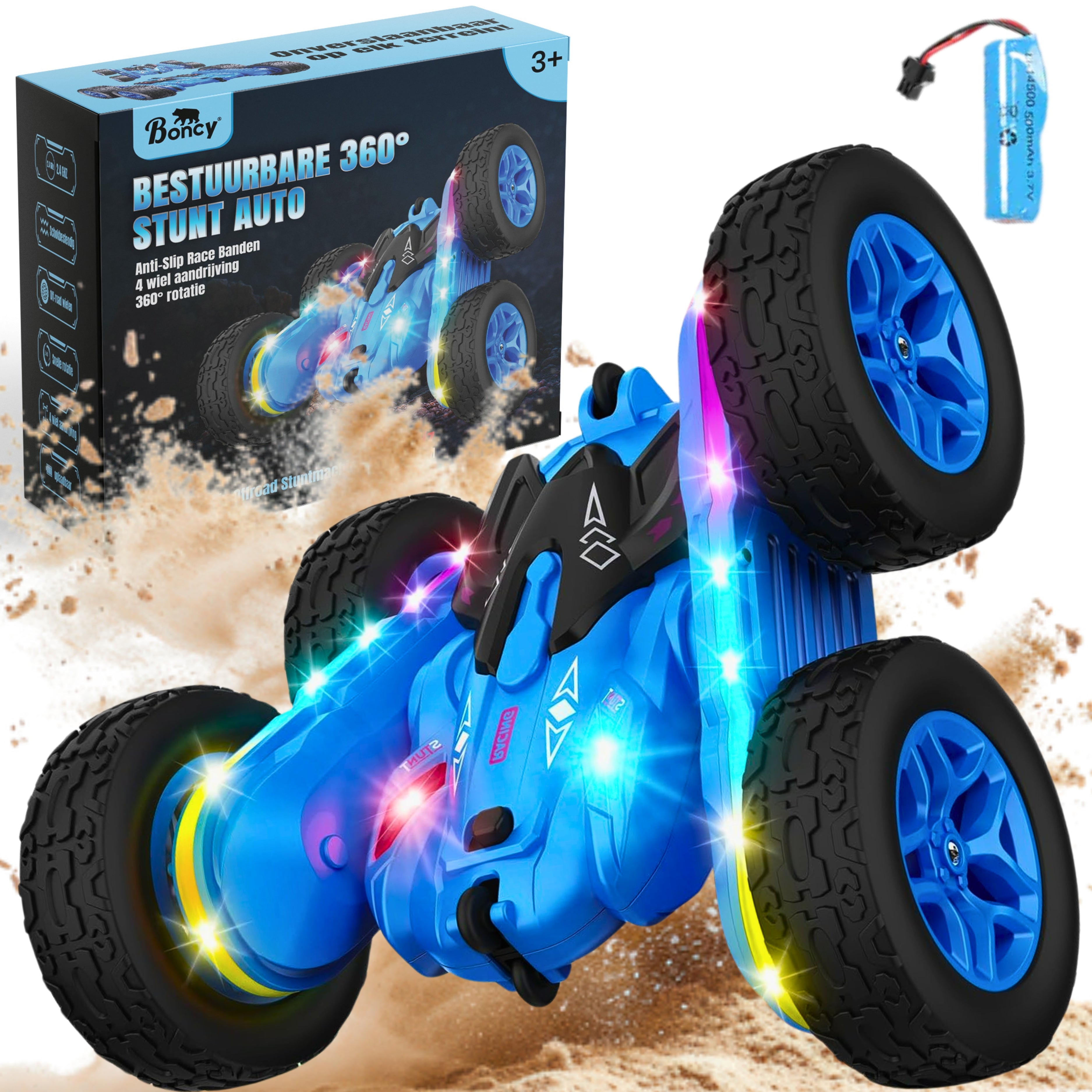 Bestuurbare Stunt Auto | Blauw
