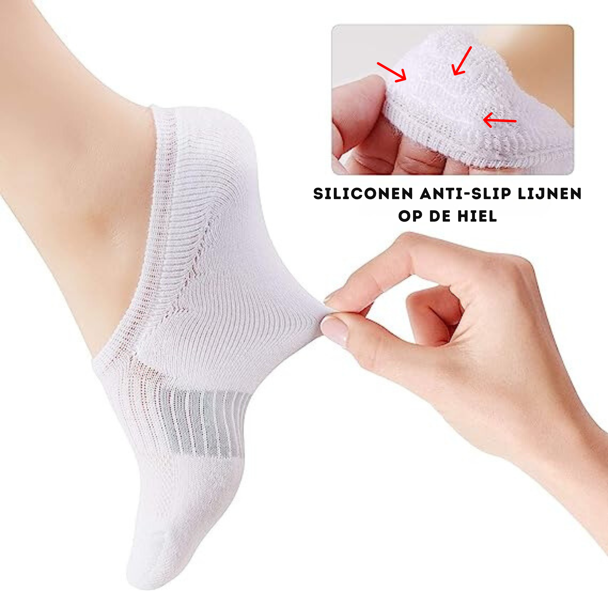 Sneakersokken 5-Pack | No-show 5 Kleuren