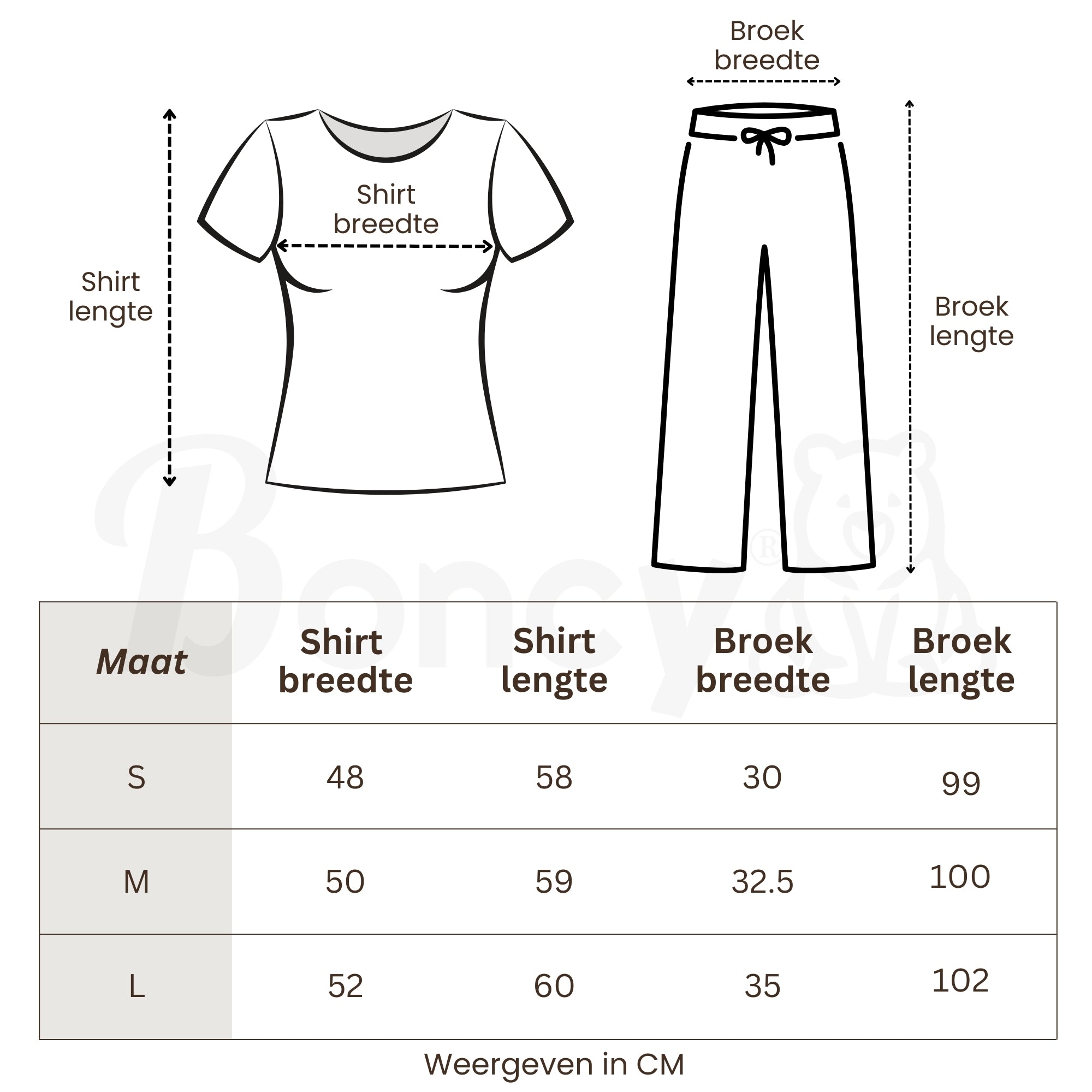 Pyjama Set Dames | Hartjes