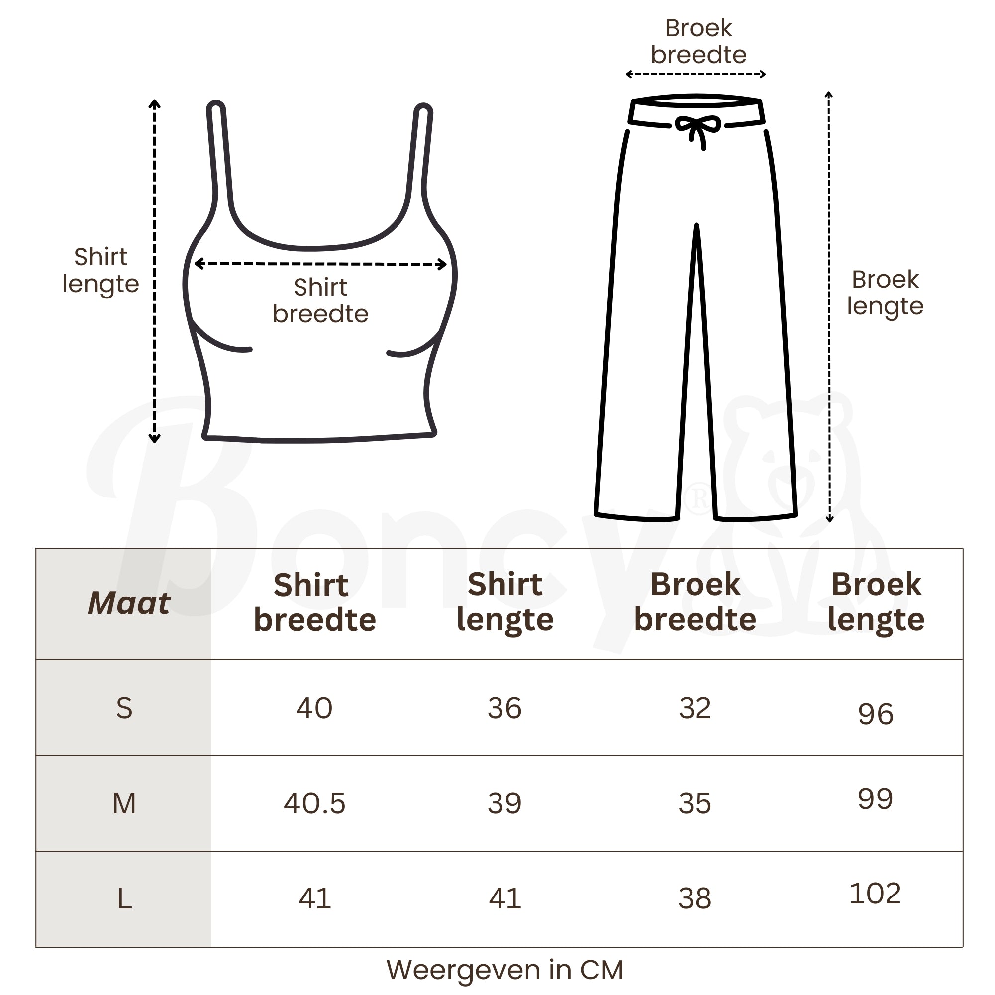 Pyjama Set Dames | Hemd en Broek | Roze