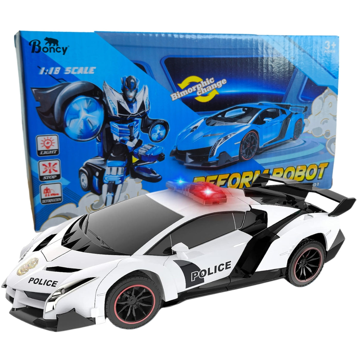 Bestuurbare Transformer Auto | Politie