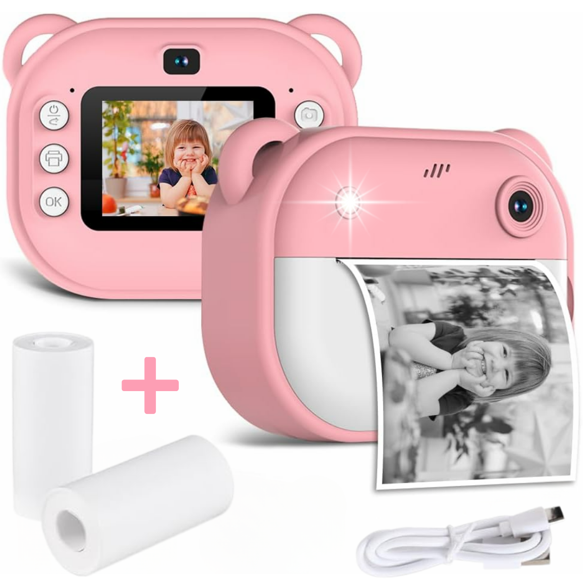 Boncy® Digitale Kindercamera met Foto Printer