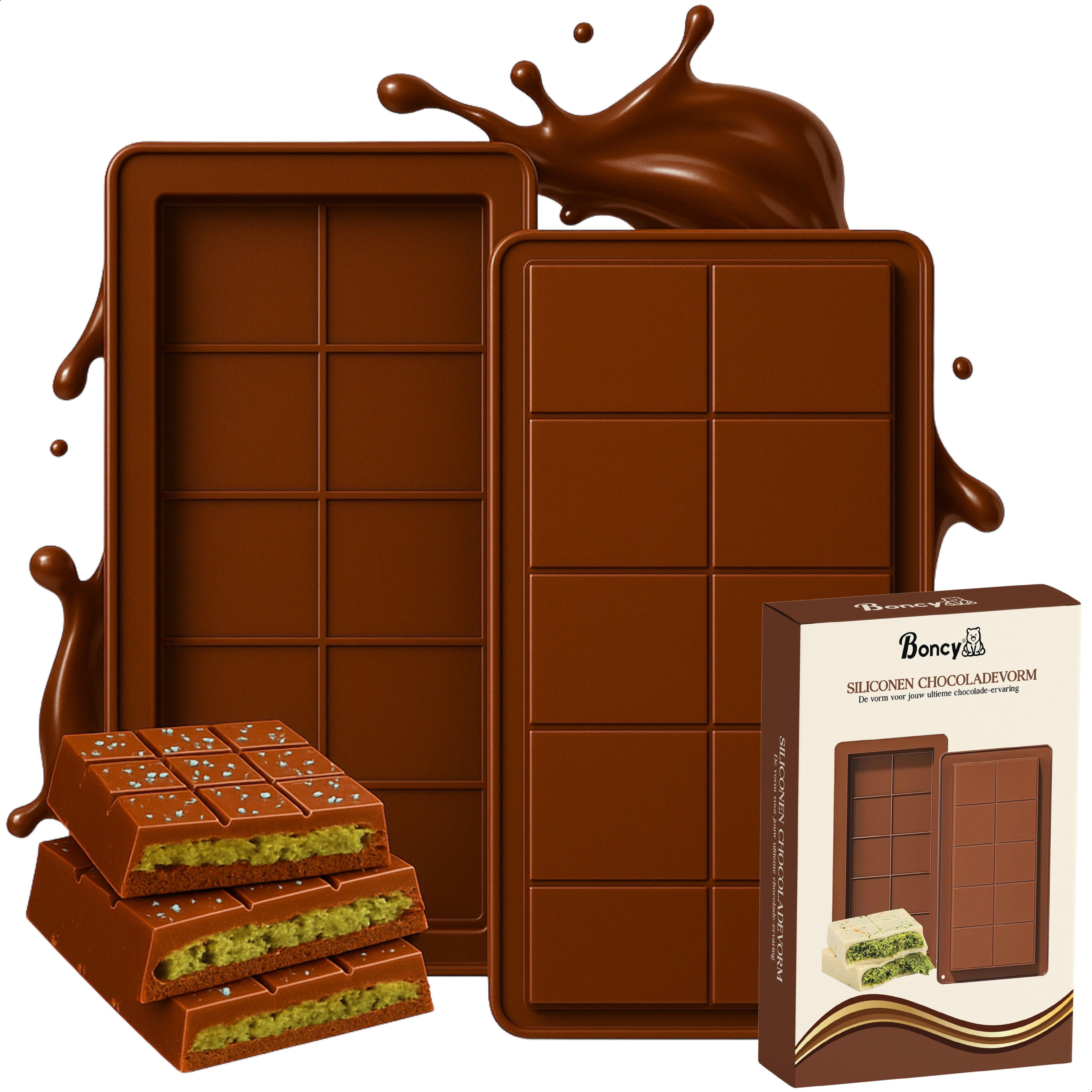 Boncy® Chocolade Mal | Grote Repen