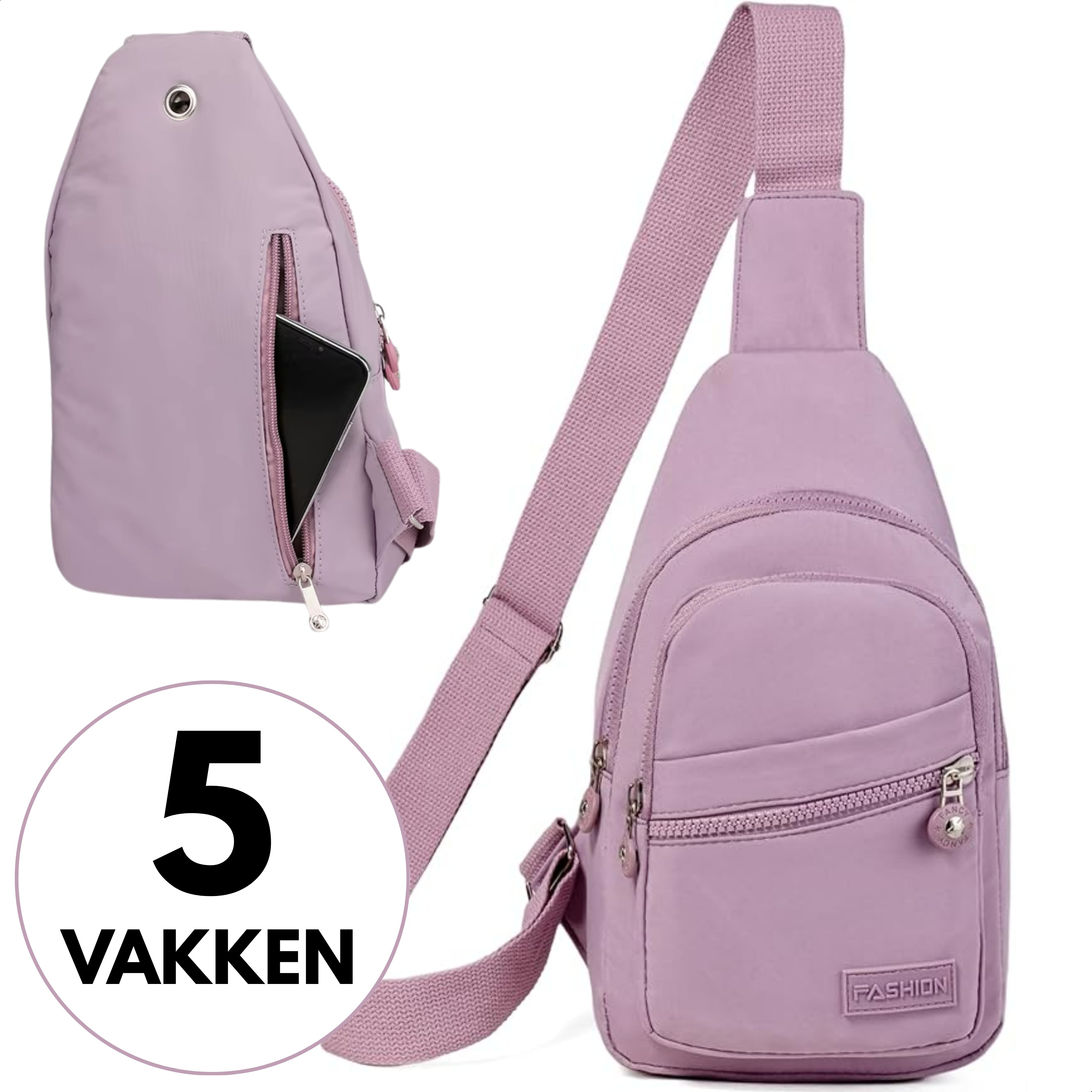 Boncy® Crossbody Schoudertas | Roze