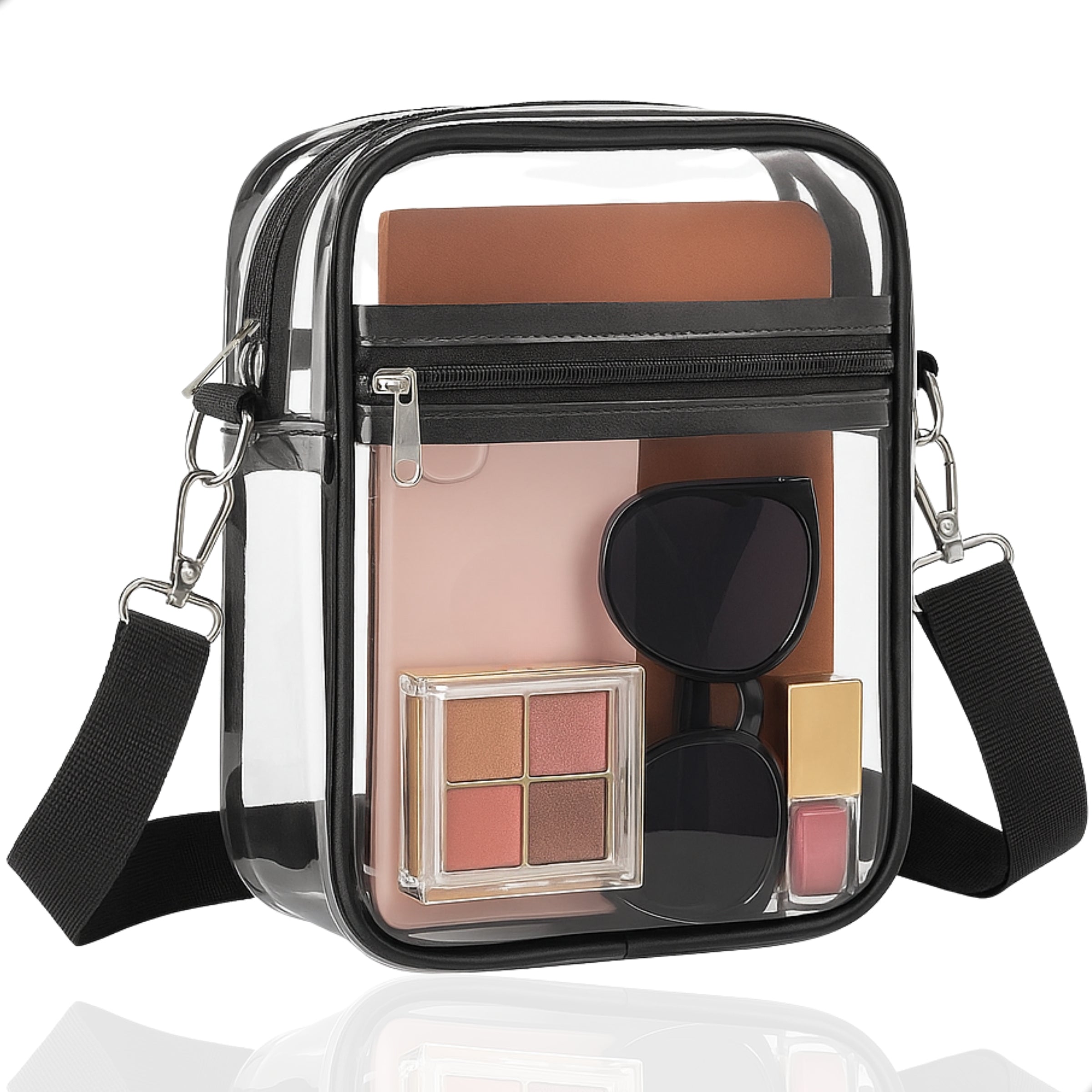 Boncy® Crossbody Schoudertas | Transparant