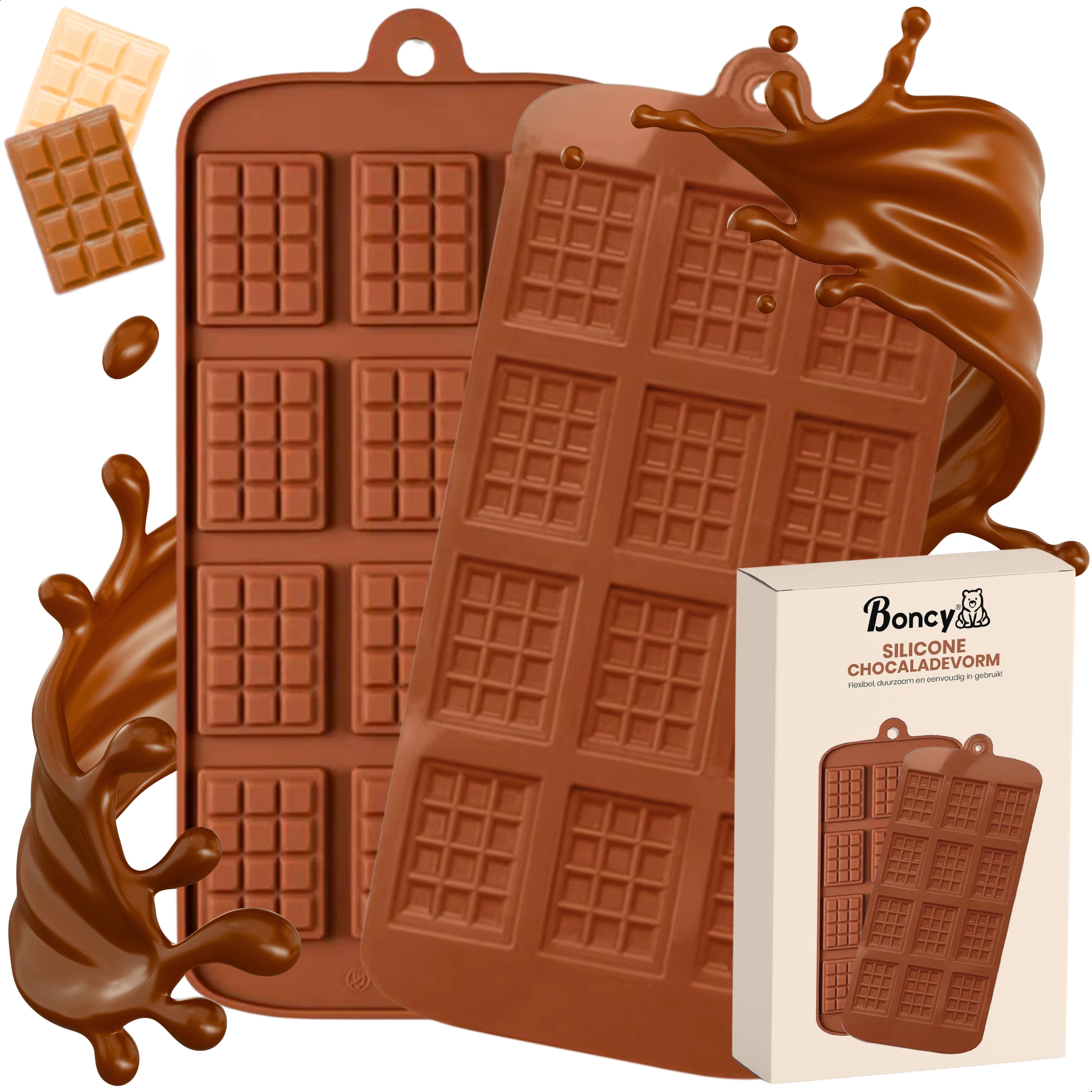 Boncy® Chocolade Mal | Kleine Reepjes