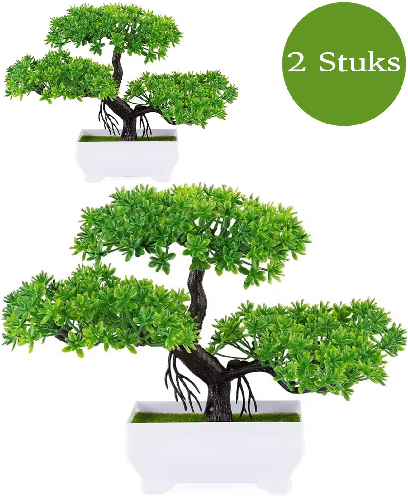 Premium Kunstplant | Bonsai | 2 Stuks