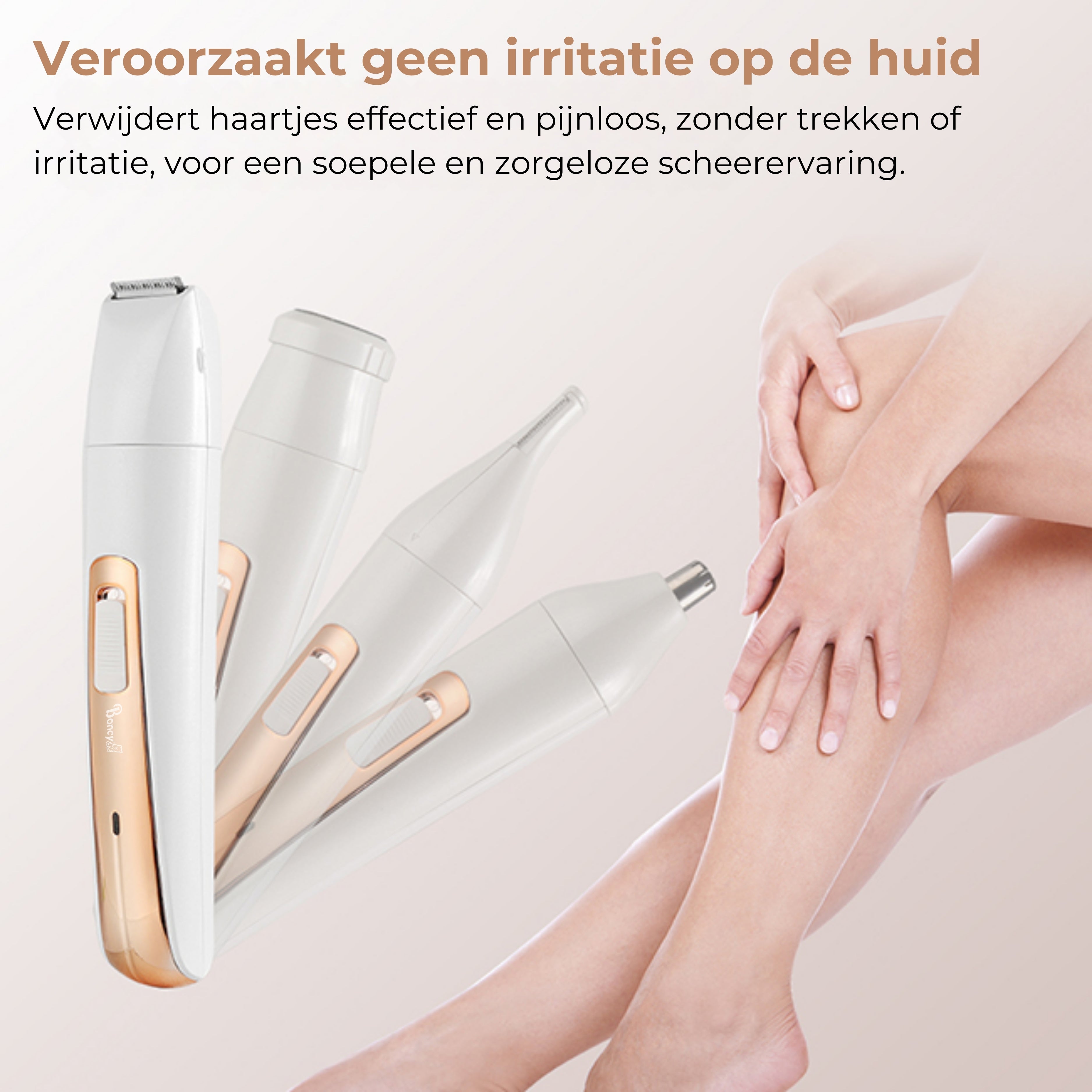 Boncy® Ladyshave 4 in 1 Haar Trimmer