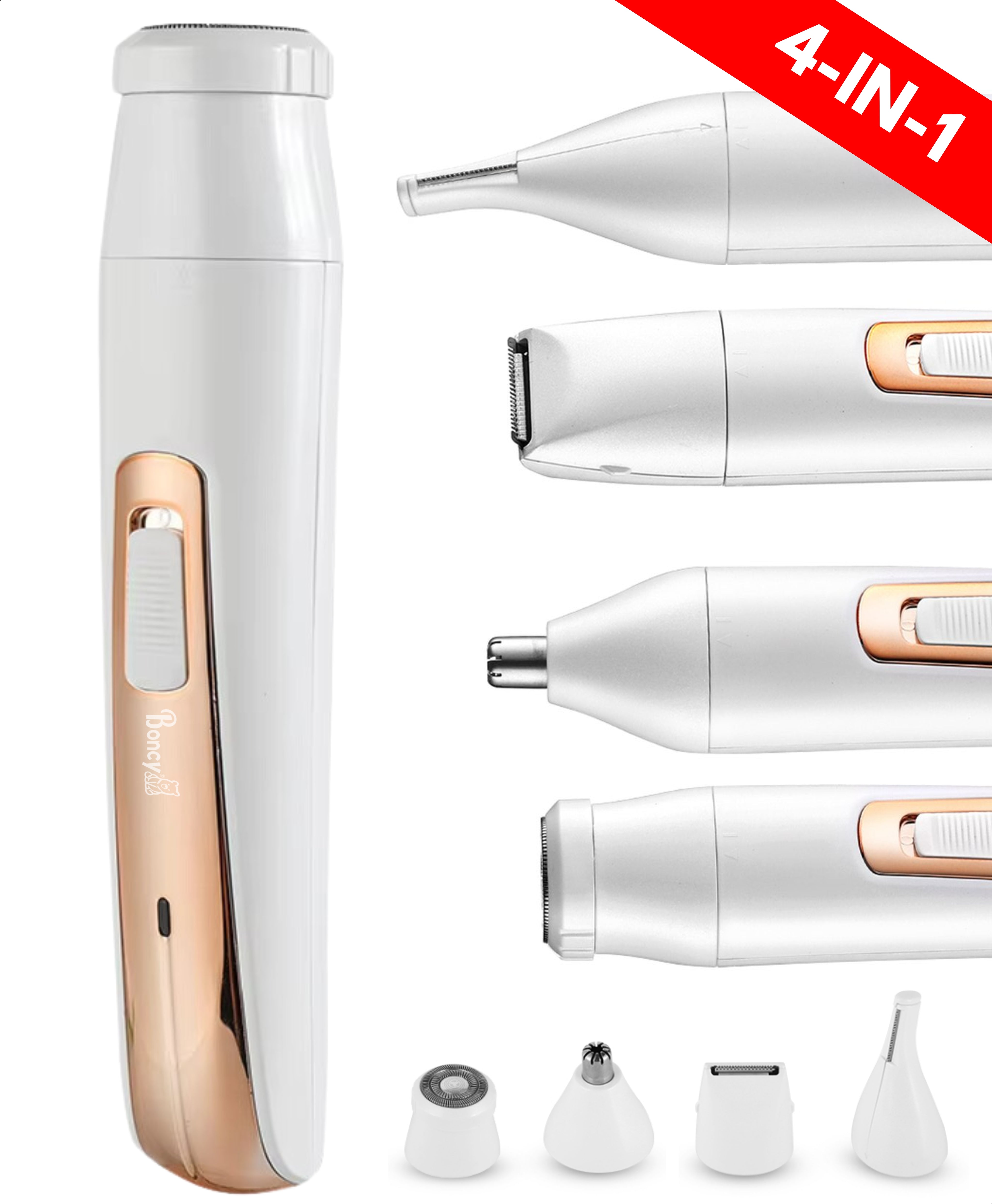 Boncy® Ladyshave 4 in 1 Haar Trimmer
