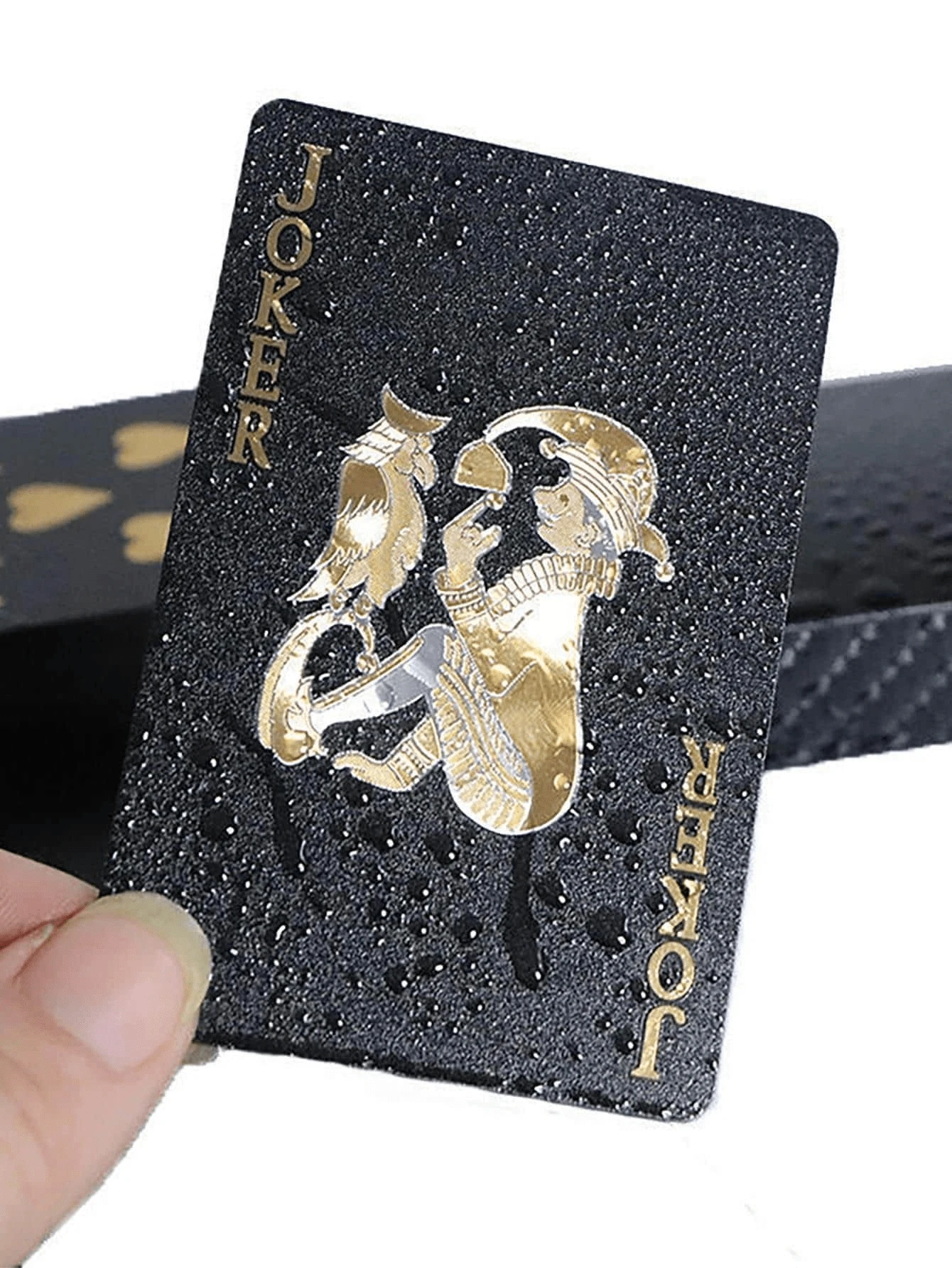 Luxe Speelkaarten | Zwart | 100% Waterdicht